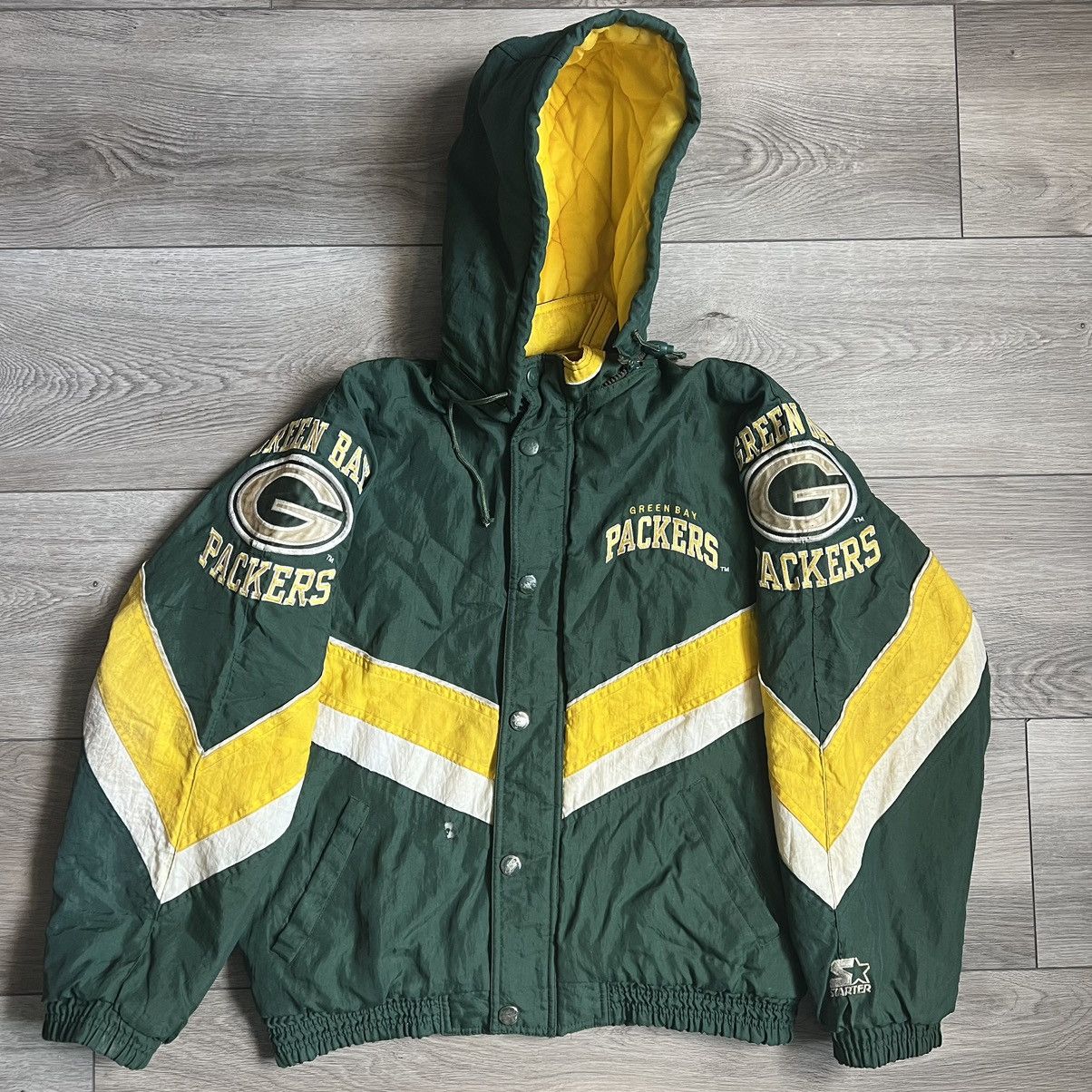 Vintage Vtg Green Bay Packers Starter NFL Pro Line Jacket Large