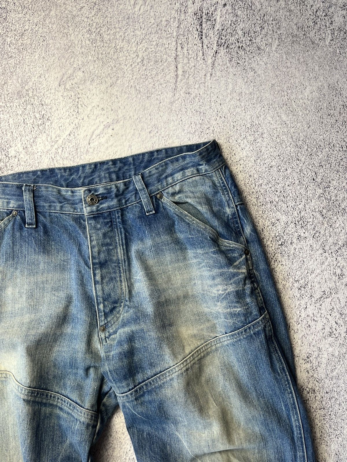 G-Star Vintage G Star Raw Cargo Denim Pants Avant Garde Baggy Size US 34 / EU 50 - 4 Thumbnail