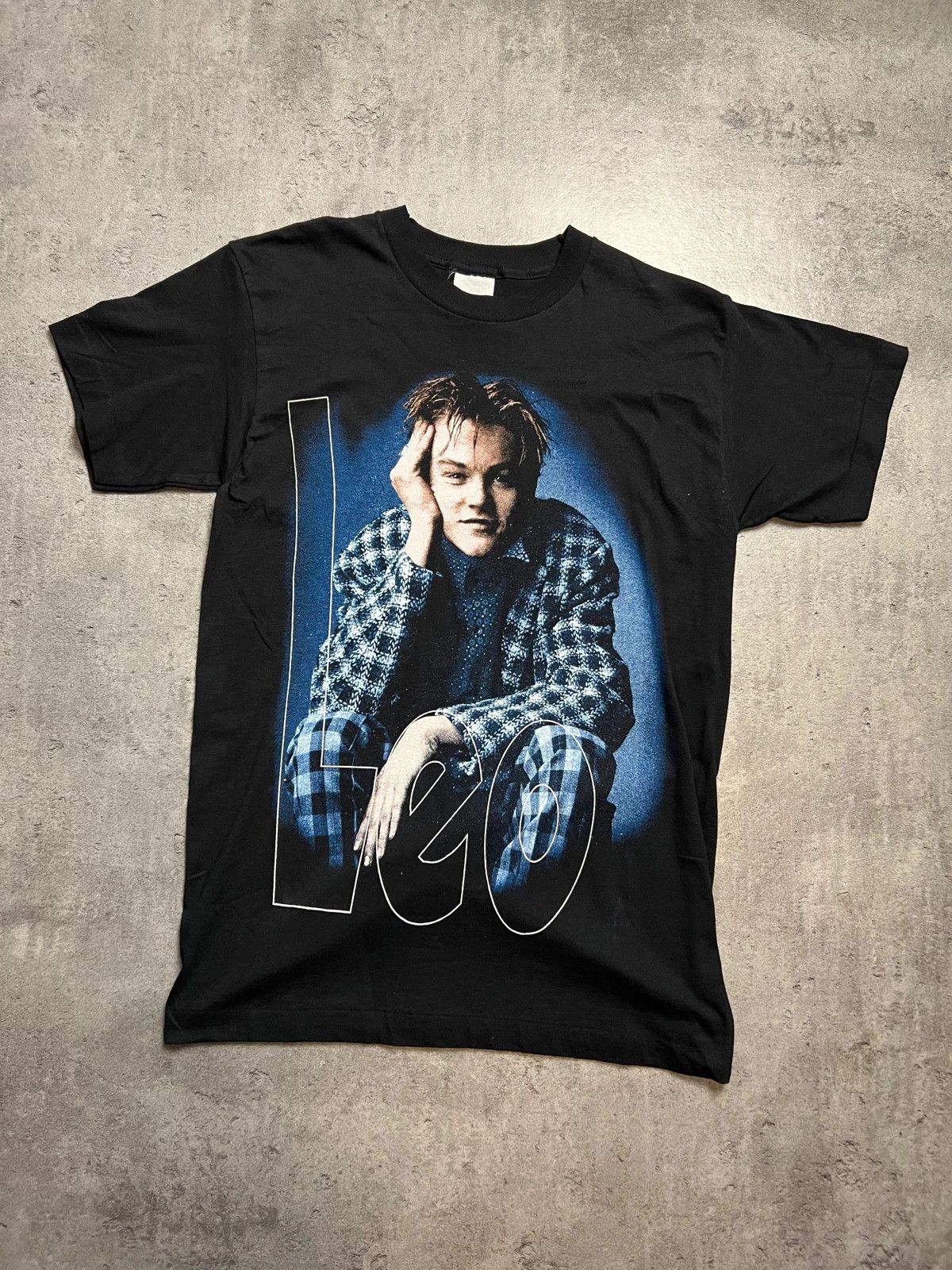 Vintage vintage screen stars leonardo di caprio black tshirt Size US L / EU 52-54 / 3 - 4 Thumbnail