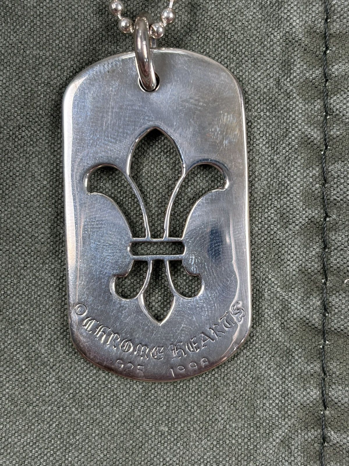 Chrome Hearts Fleur Dog tag Size ONE SIZE - 2 Thumbnail
