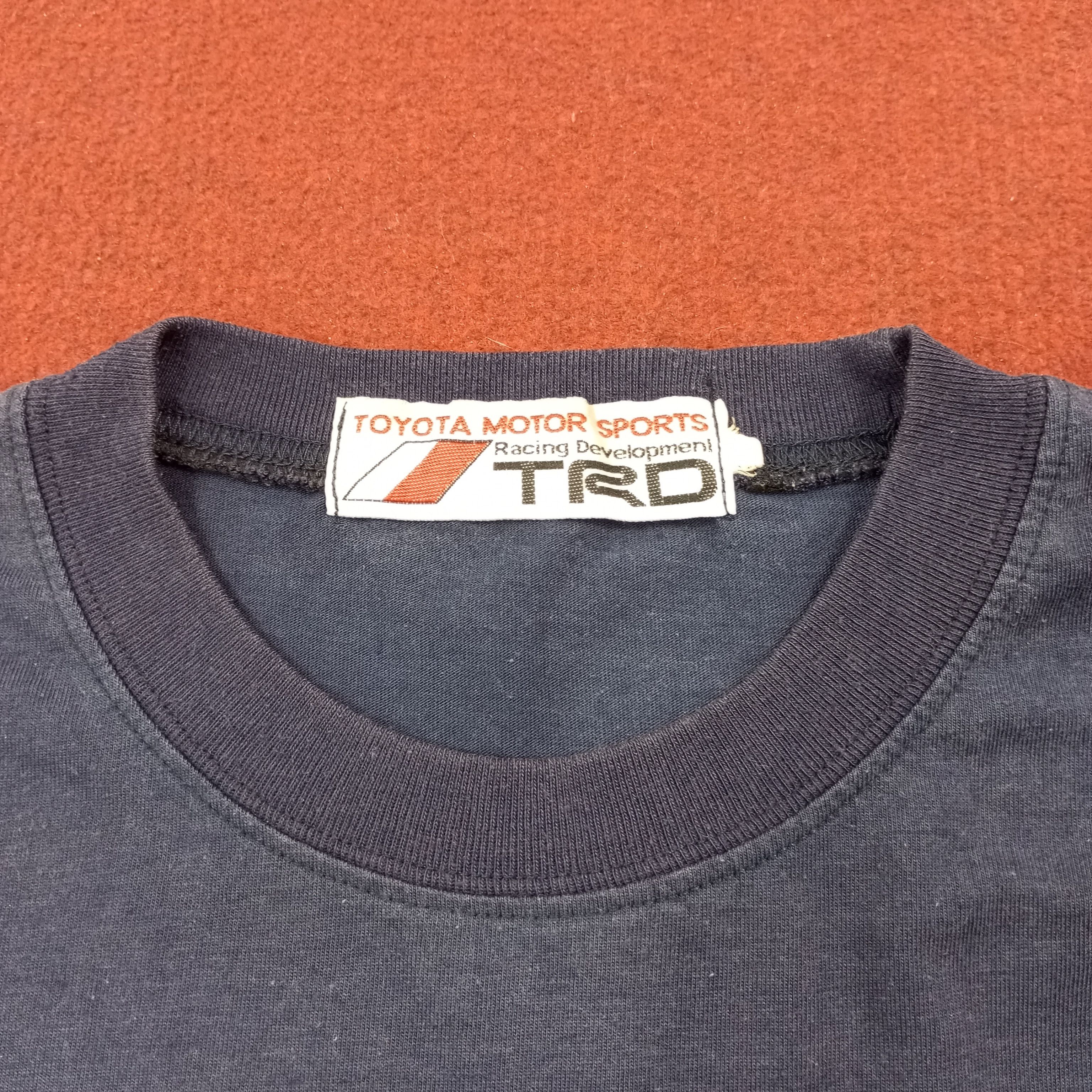 Japanese Brand × Vintage TRD Toyota Motorsports Racing Development Japanese Tshirt Size US M / EU 48-50 / 2 - 6 Thumbnail
