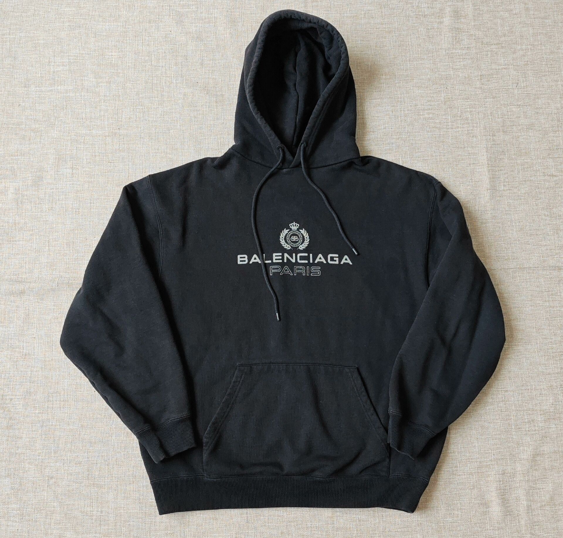 Balenciaga Balenciaga Crown Wheat Logo Hoodie Size US S / EU 44-46 / 1 - 1 Thumbnail
