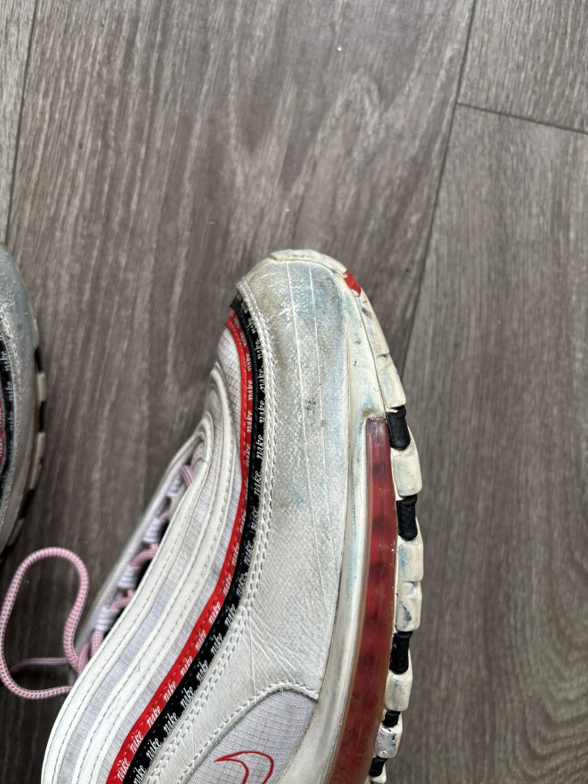 Nike Nike Air Max 97 Script Swoosh Sneakers Size US 10.5 / EU 43-44 - 16 Thumbnail