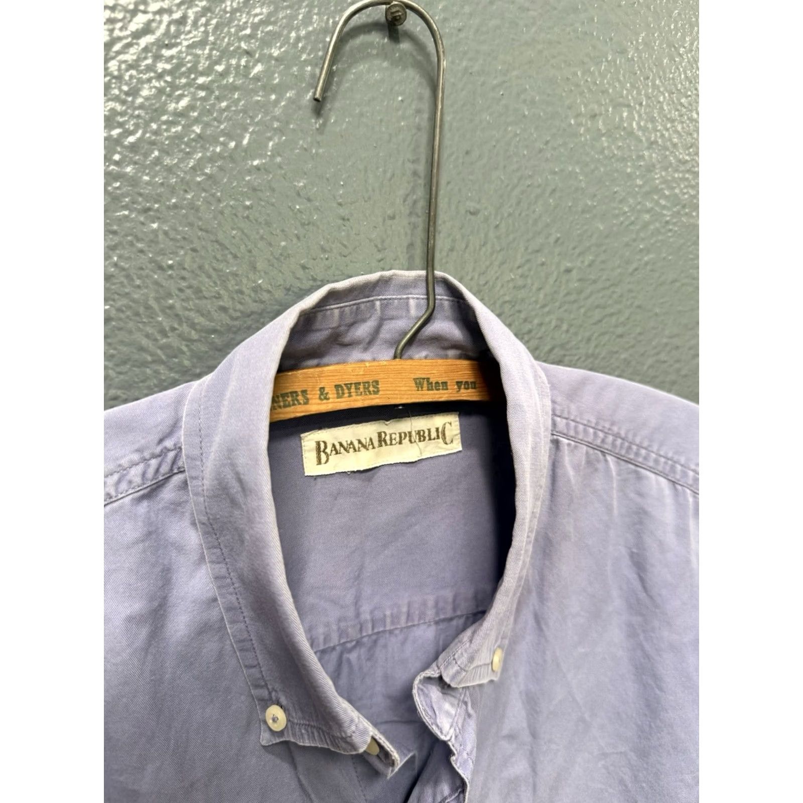 Banana Republic VINTAGE Banana Republic Polo Shirt Large Purple Cotton 90’s Sun Faded Size US L / EU 52-54 / 3 - 2 Thumbnail