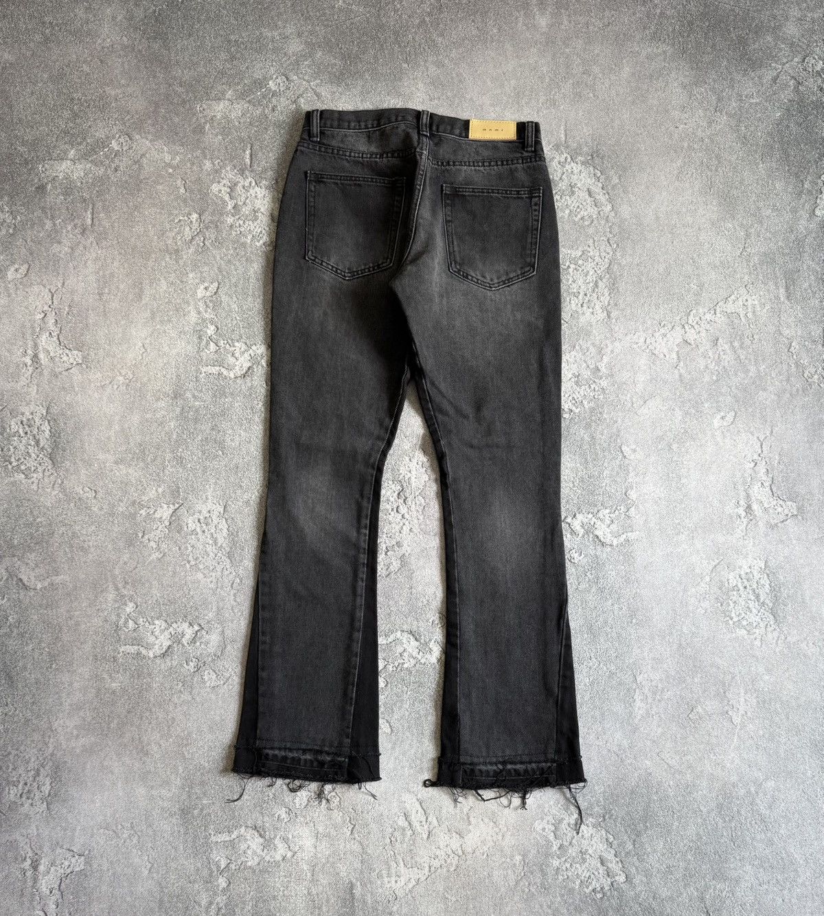 MNML MNML 28 denim designer pants jeans trousers flared y2k punk Size US 28 / EU 44 - 4 Thumbnail