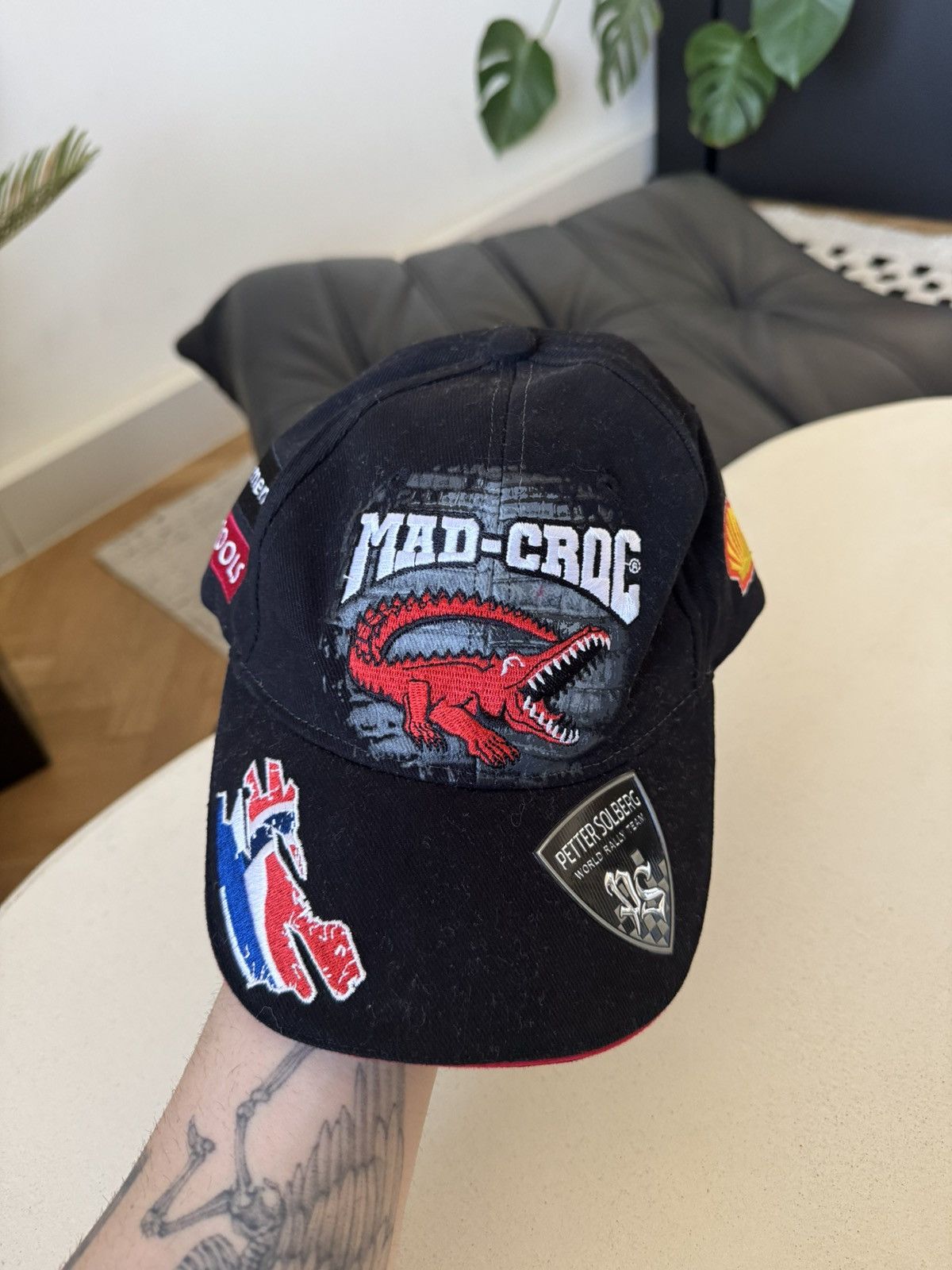 Vintage Rare Vintage Peter Sollberg Rally Team Mad Croc racing cap Size ONE SIZE - 2 Thumbnail