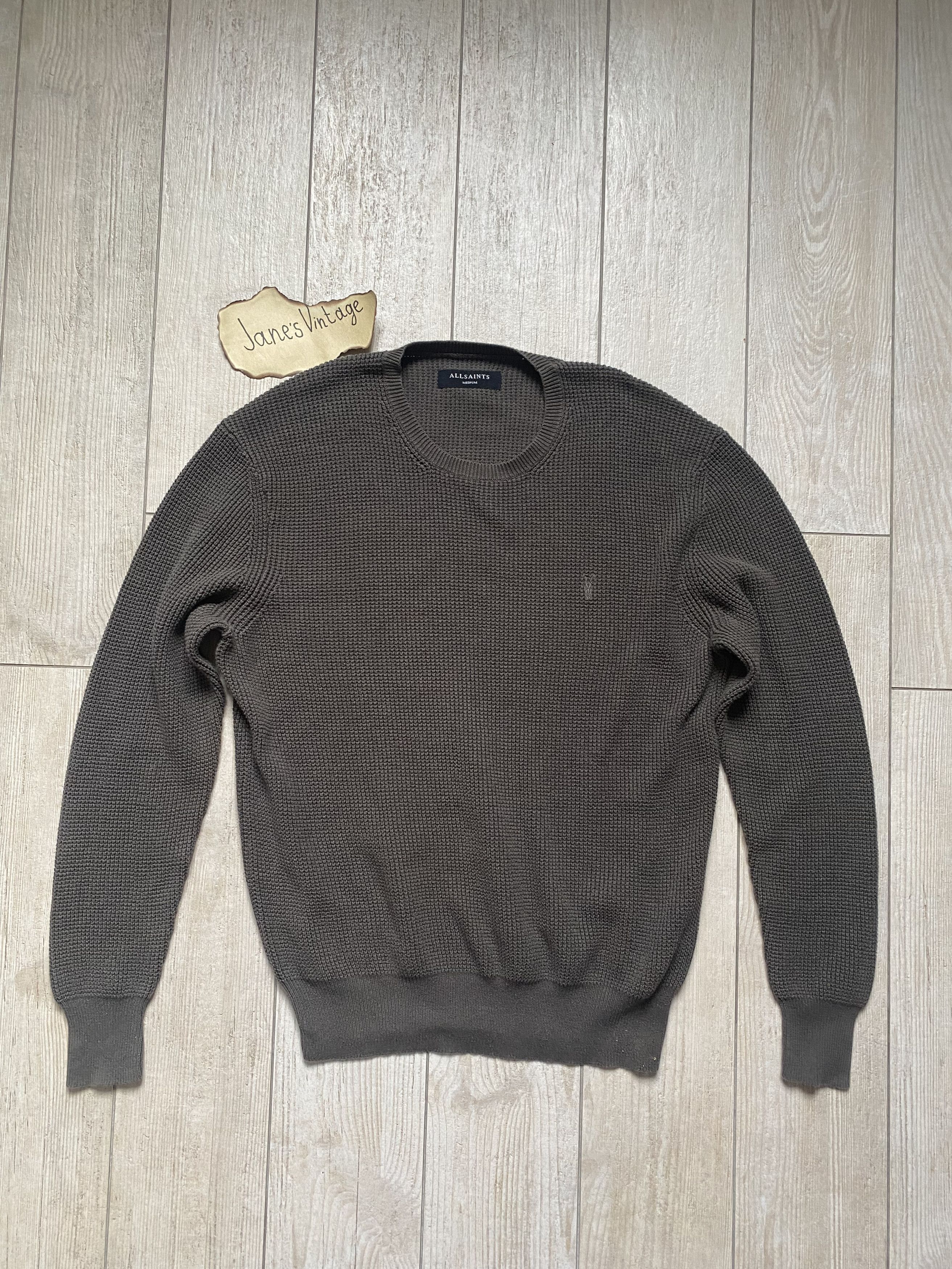 Allsaints × Japanese Brand AllSaints Grey Sweater Rare Luxury Luxury Avant-Garde Style Size US M / EU 48-50 / 2 - 1 Thumbnail