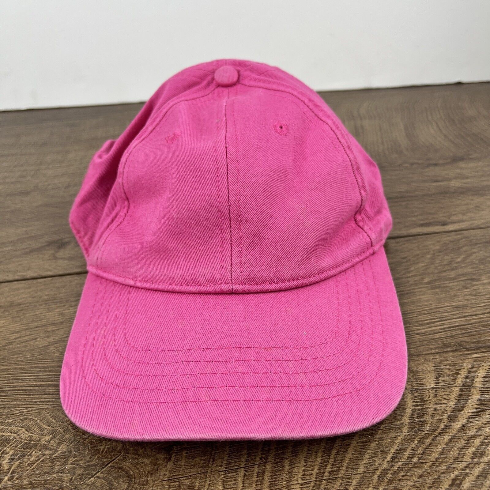 Other Plain Pink Hat Baseball Cap Pink Hat Adjustable Adult Size H Size ONE SIZE - 6 Thumbnail