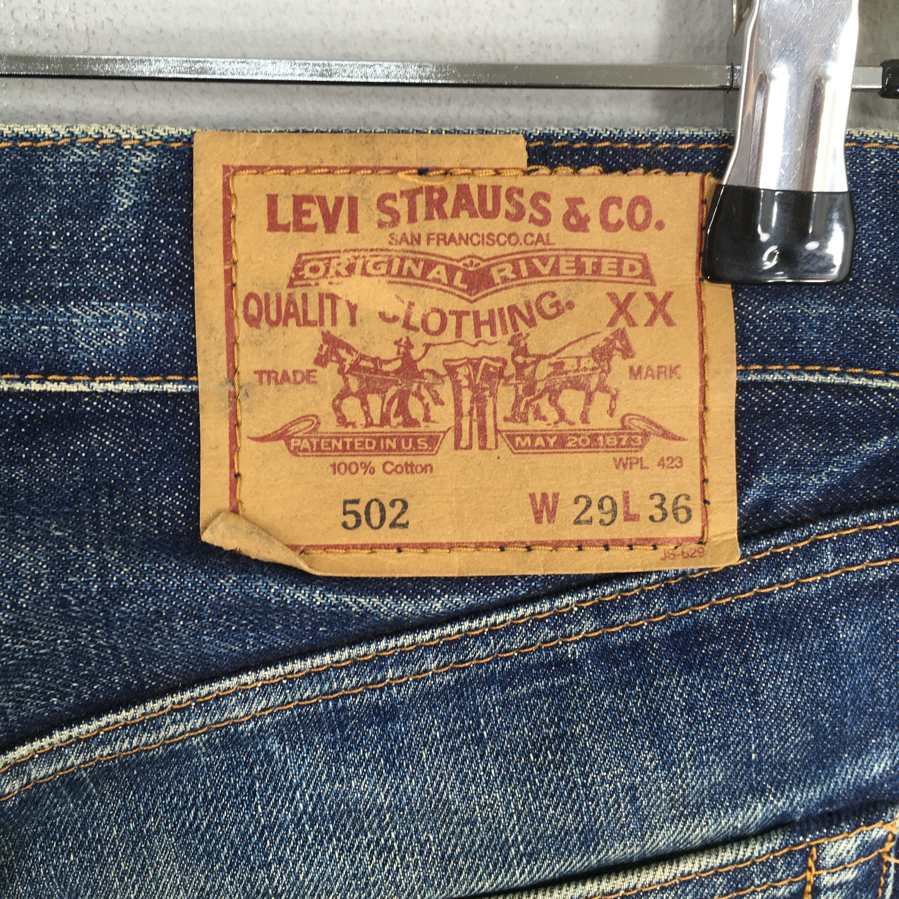 Levi's Size 28x31.5 Vintage Levi's 502 Big E LVC Japan Jeans S1425 Size US 28 / EU 44 - 12 Thumbnail