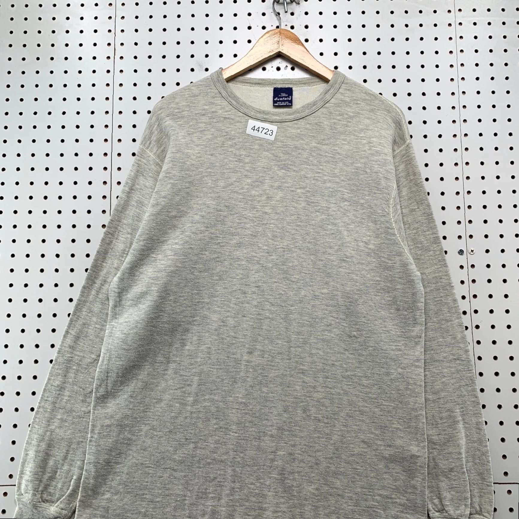 Vintage Vintage Duofold Thermal Shirt Mens XL Tall XLT Gray Wool Blend Double Face Usa Size US XL / EU 56 / 4 - 2 Thumbnail