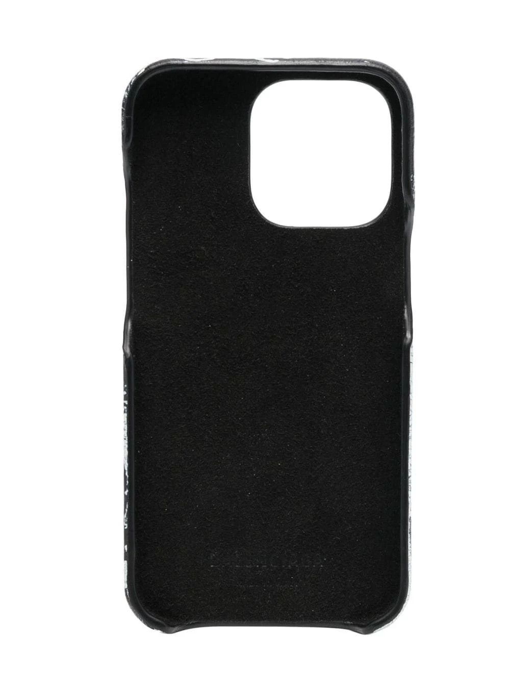 Balenciaga o1s1wg110824 Size: OS / Logo Print Iphone 13 Pro Phone Case Size ONE SIZE - 3 Thumbnail