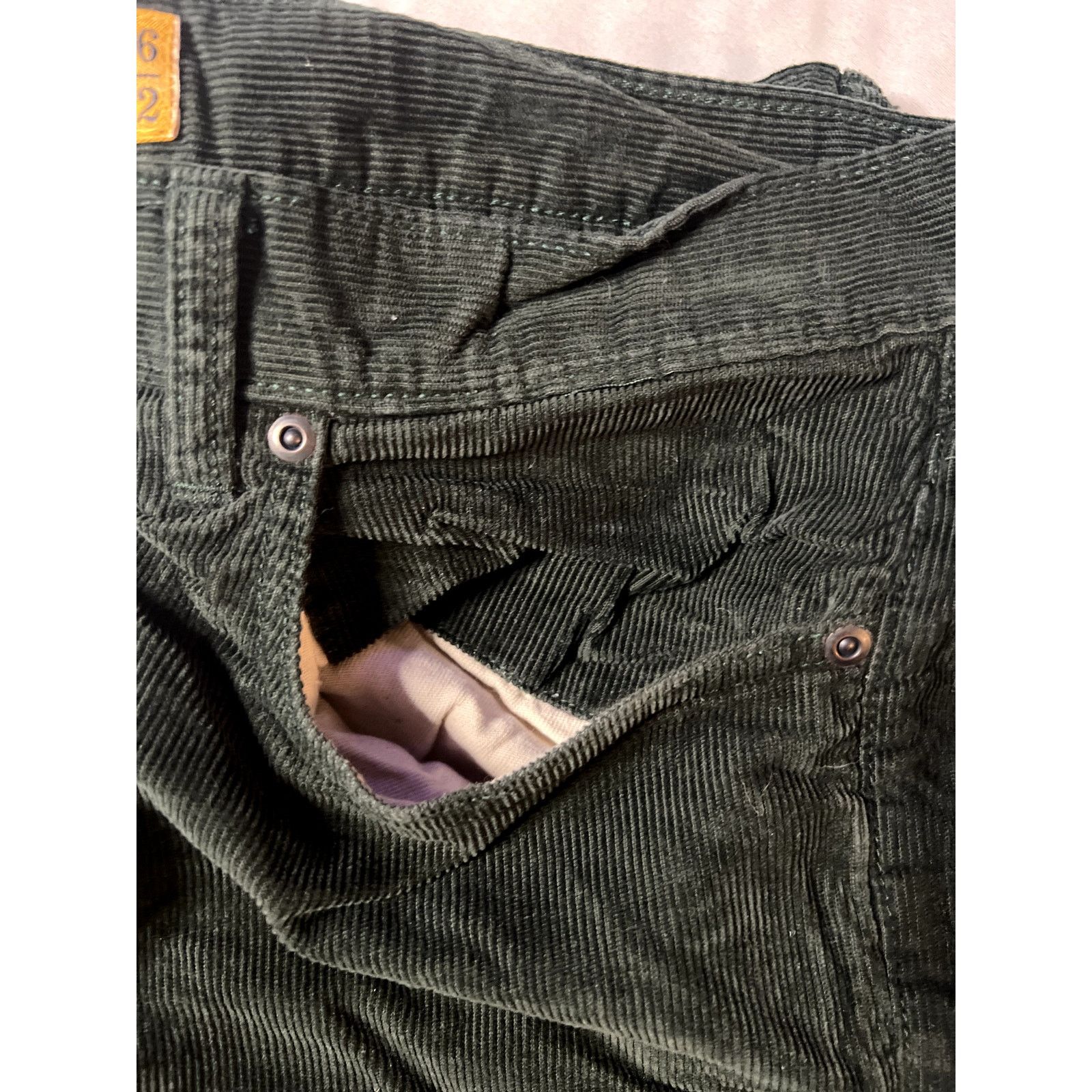 J.Crew J.Crew Men's 770 Corduroy Pants 36x32 Green Cotton Vintage Size US 36 / EU 52 - 6 Thumbnail