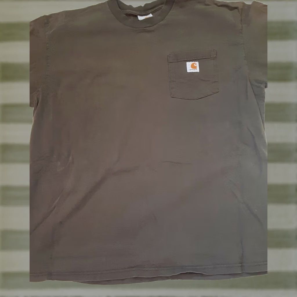 Carhartt VINTAGE Carhartt Shirt Green Adult Large pocket rugged 90s Mens Size US L / EU 52-54 / 3 - 1 Thumbnail