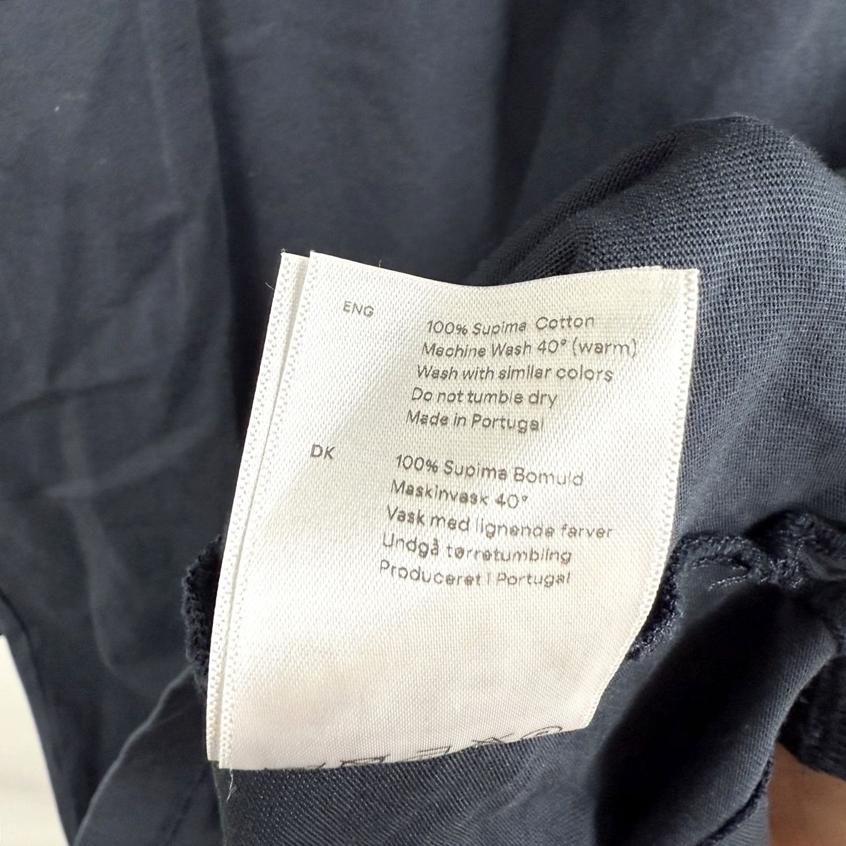 Vintage Son Of A Tailor T-Shirt Mens S/M Blue Cotton Long Sleeve Crew Neck NWOT Size US S / EU 44-46 / 1 - 6 Thumbnail