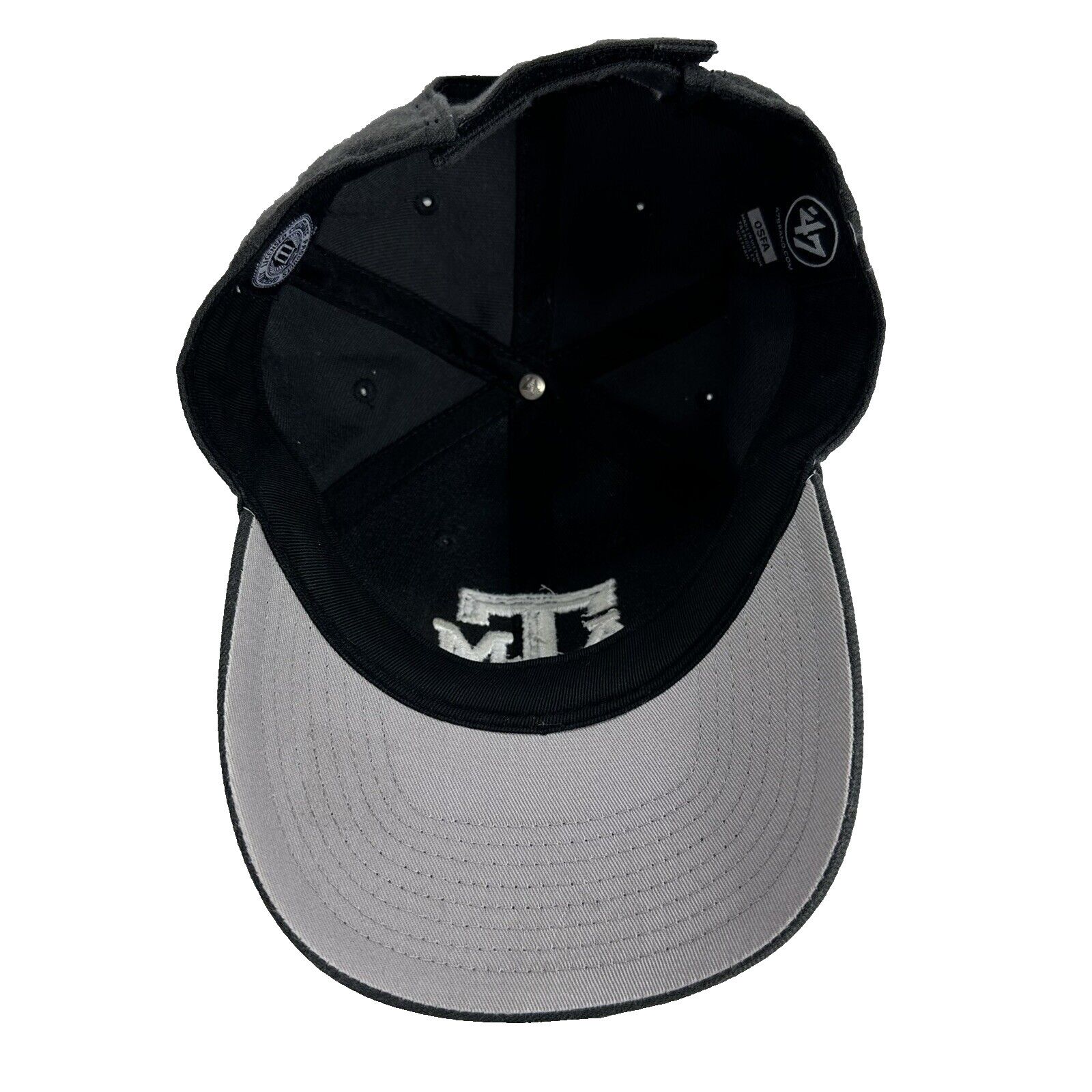 47 Brand Texas A&M Black Cap White Beveled OLCP StrapBack 47Brand Size ONE SIZE - 7 Thumbnail