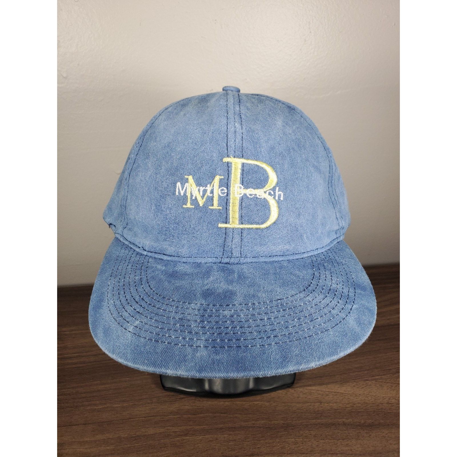 Vintage Myrtle Beach South Carolina Hat Snapback Cap Blue Ocean SC Size ONE SIZE - 2 Thumbnail