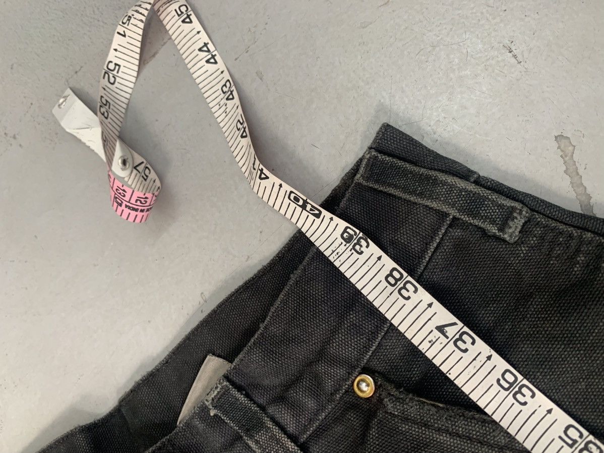 Carhartt Vintage faded Carhartt b01 BLK double knee denim Size US 30 / EU 46 - 12 Thumbnail