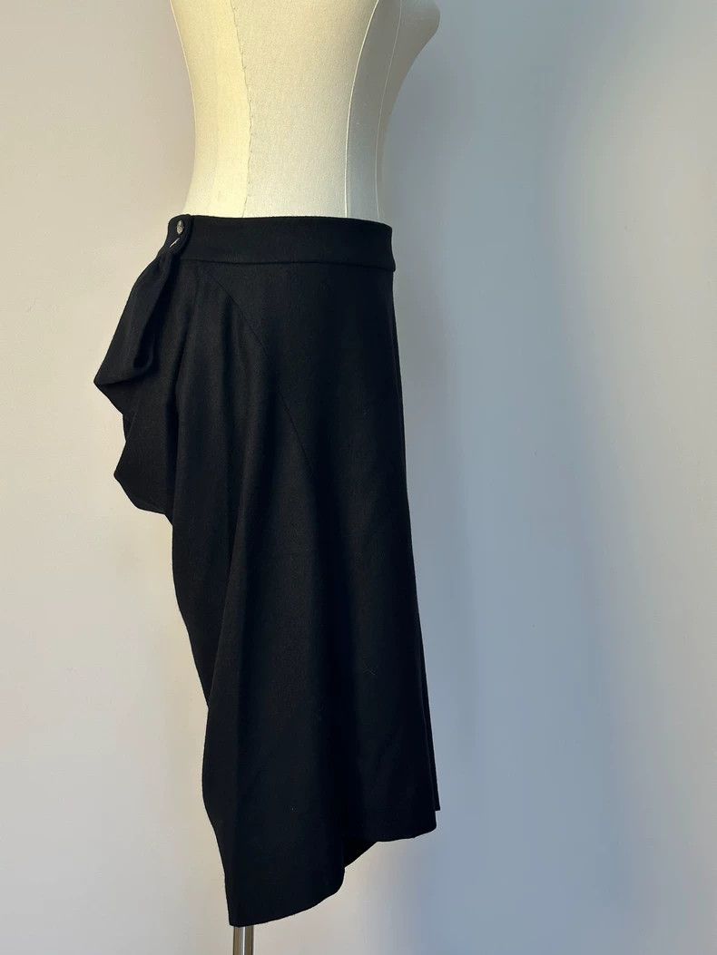 Vivienne Westwood Vivienne Westwood size2 A black wool dress with double plea Size 27" / US 4 / IT 40 - 4 Thumbnail