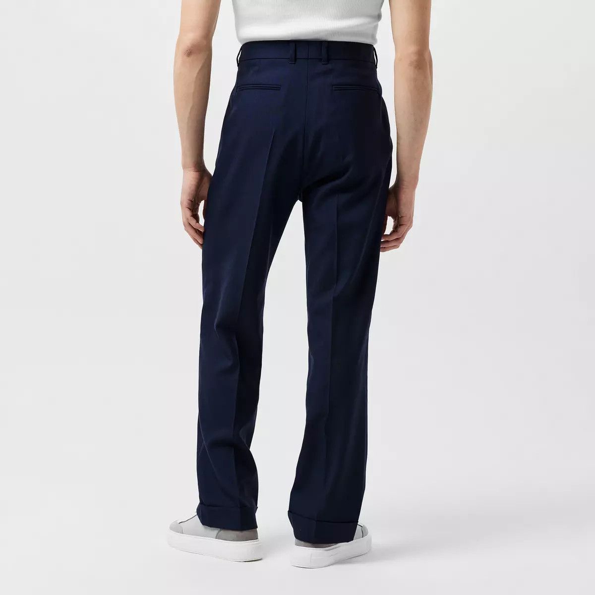 Casablanca o1g2r1mq0426 Pleated Trousers in Navy Size US 32 / EU 48 - 4 Thumbnail