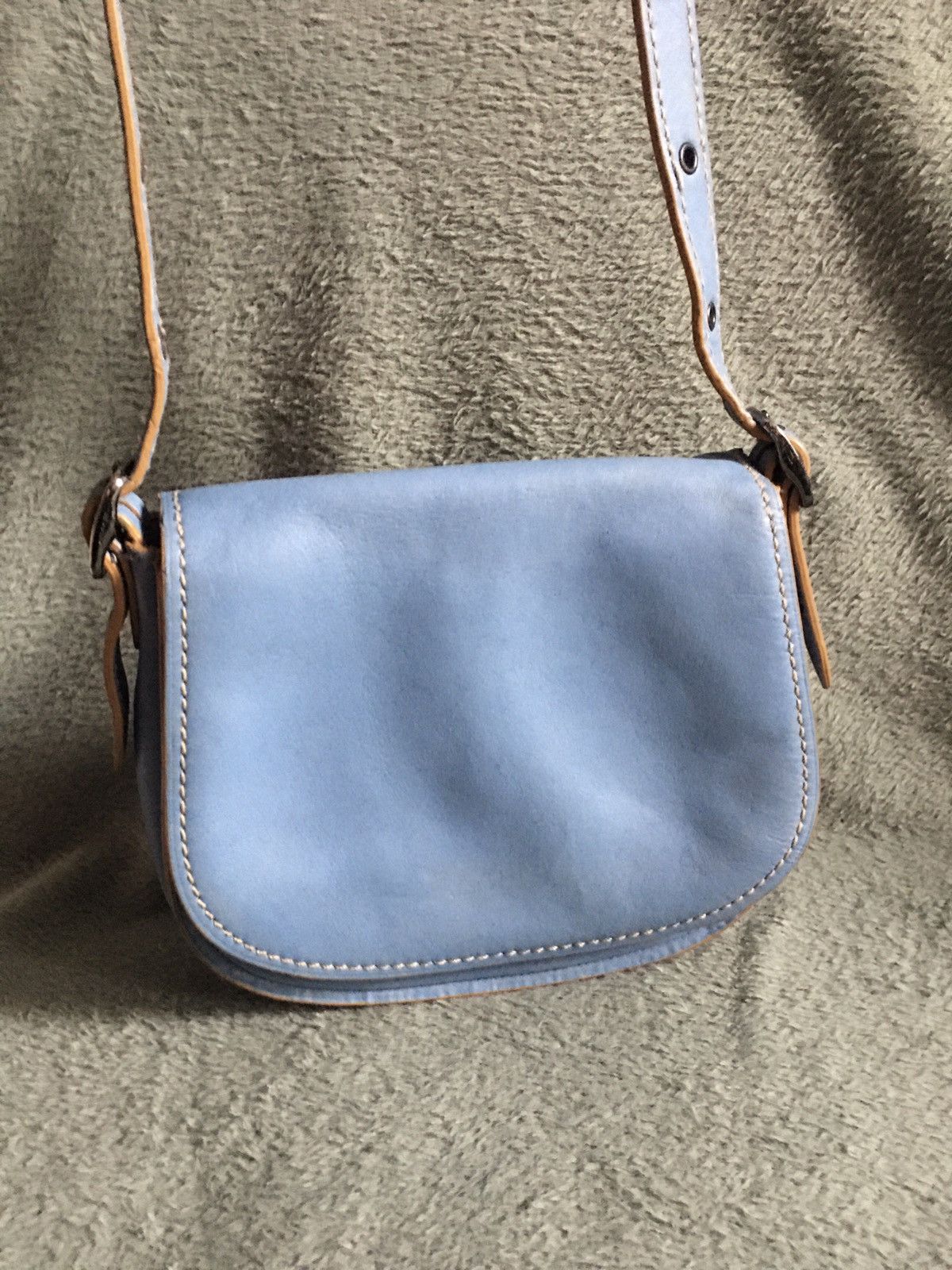 Coach COACH 1941 Saddle Blue Leather Crossbody Shoulder Bag Size ONE SIZE - 2 Thumbnail
