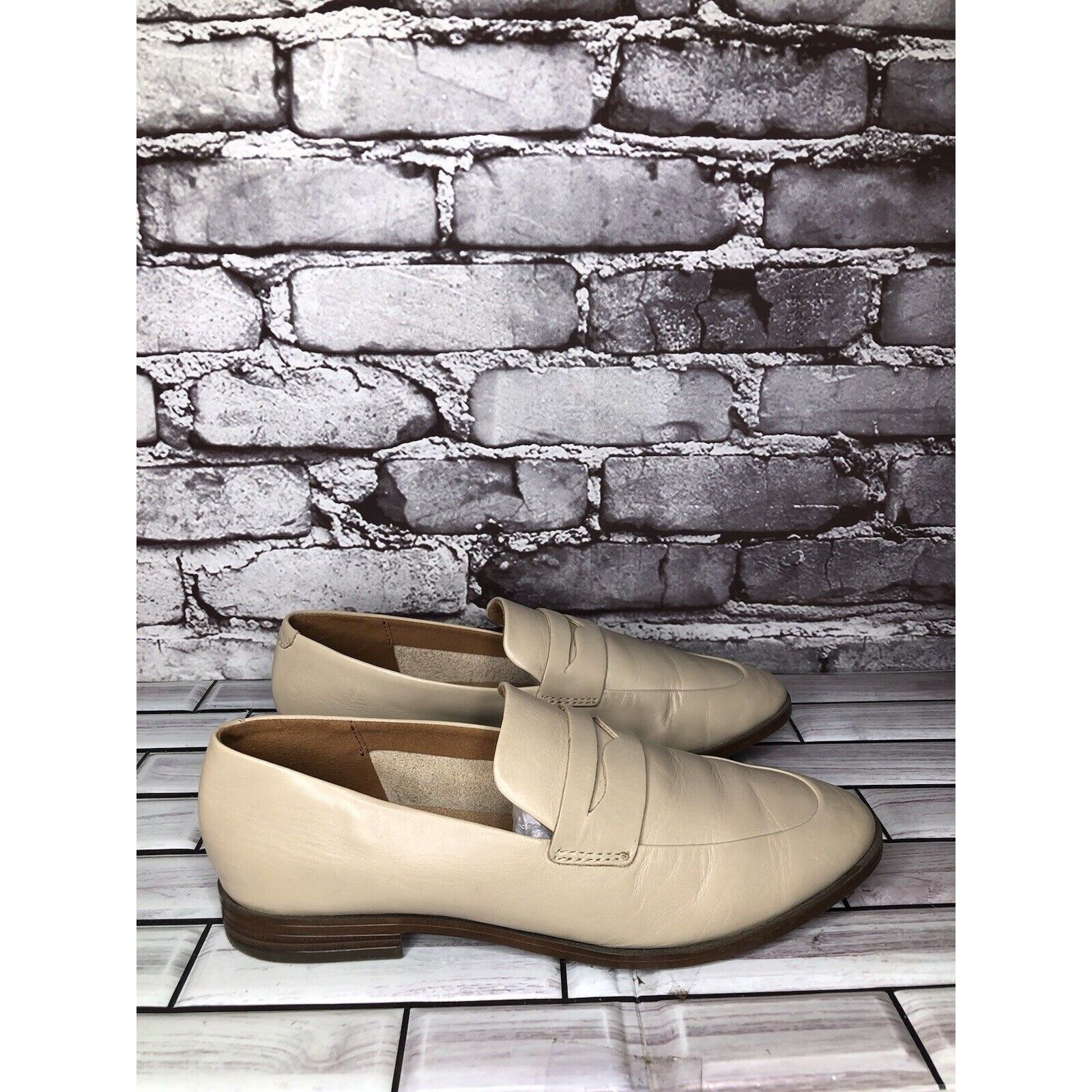 Rockport Rockport Trutech Beige Nude Leather Penny Slip On Dressy Loa Size US 7.5 / IT 37.5 - 1 Thumbnail