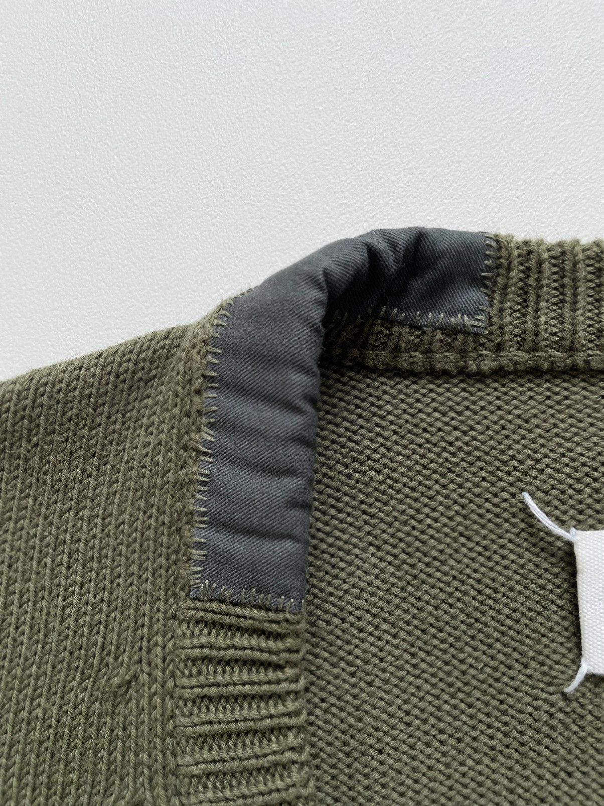 Maison Margiela S/S 13 Military Patch Detail Cardigan Size US M / EU 48-50 / 2 - 6 Thumbnail
