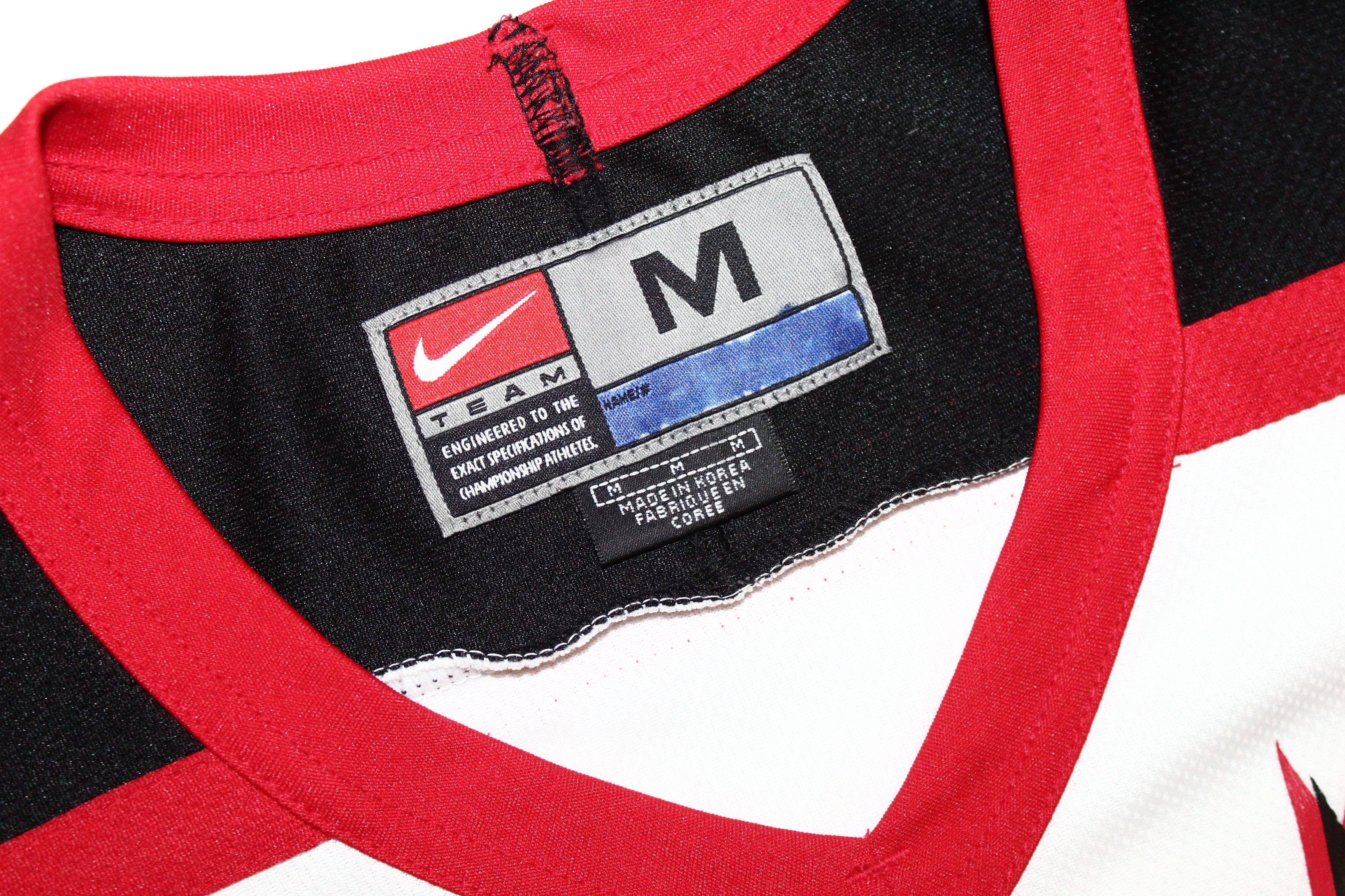 Nike VTG🔥90's Tissot Swiss Watches NIKE Team Hockey Jersey Size US L / EU 52-54 / 3 - 6 Thumbnail