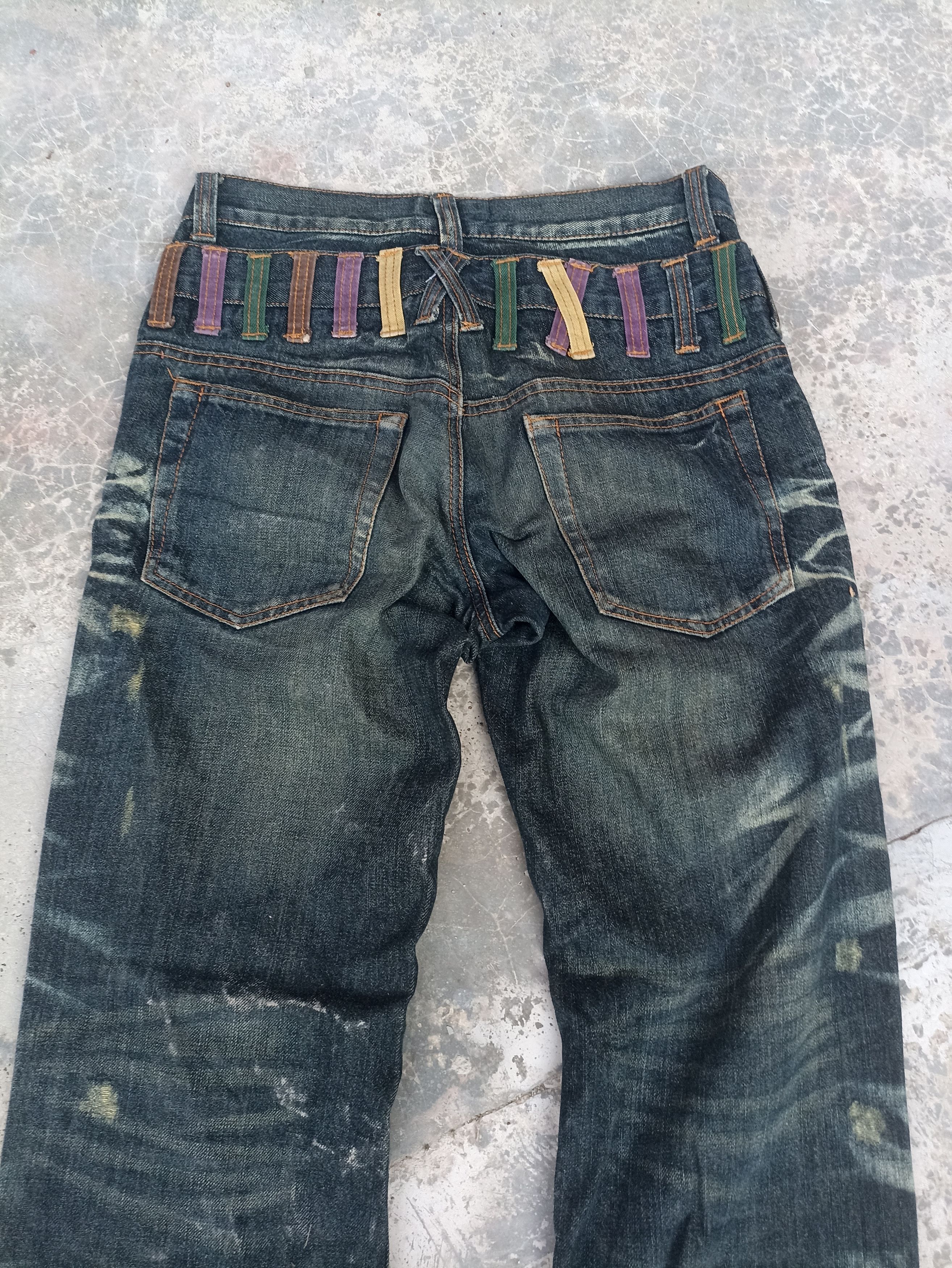 If Six Was Nine Nylaus jeans if six was nine distressed double waist Size US 31 - 8 Thumbnail