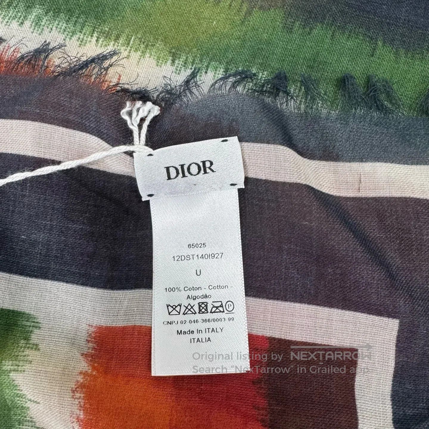Dior Dior Alphabet Logo Scarf, Shoulder Cloak| Size ONE SIZE - 5 Thumbnail