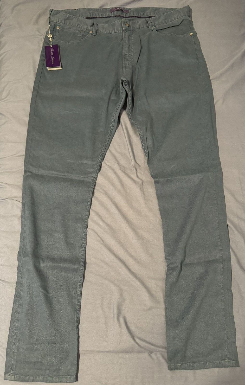 Ralph Lauren Purple Label Ralph Lauren Purple Label Blue Denim Trouser Size US 38 / EU 54 - 1 Thumbnail