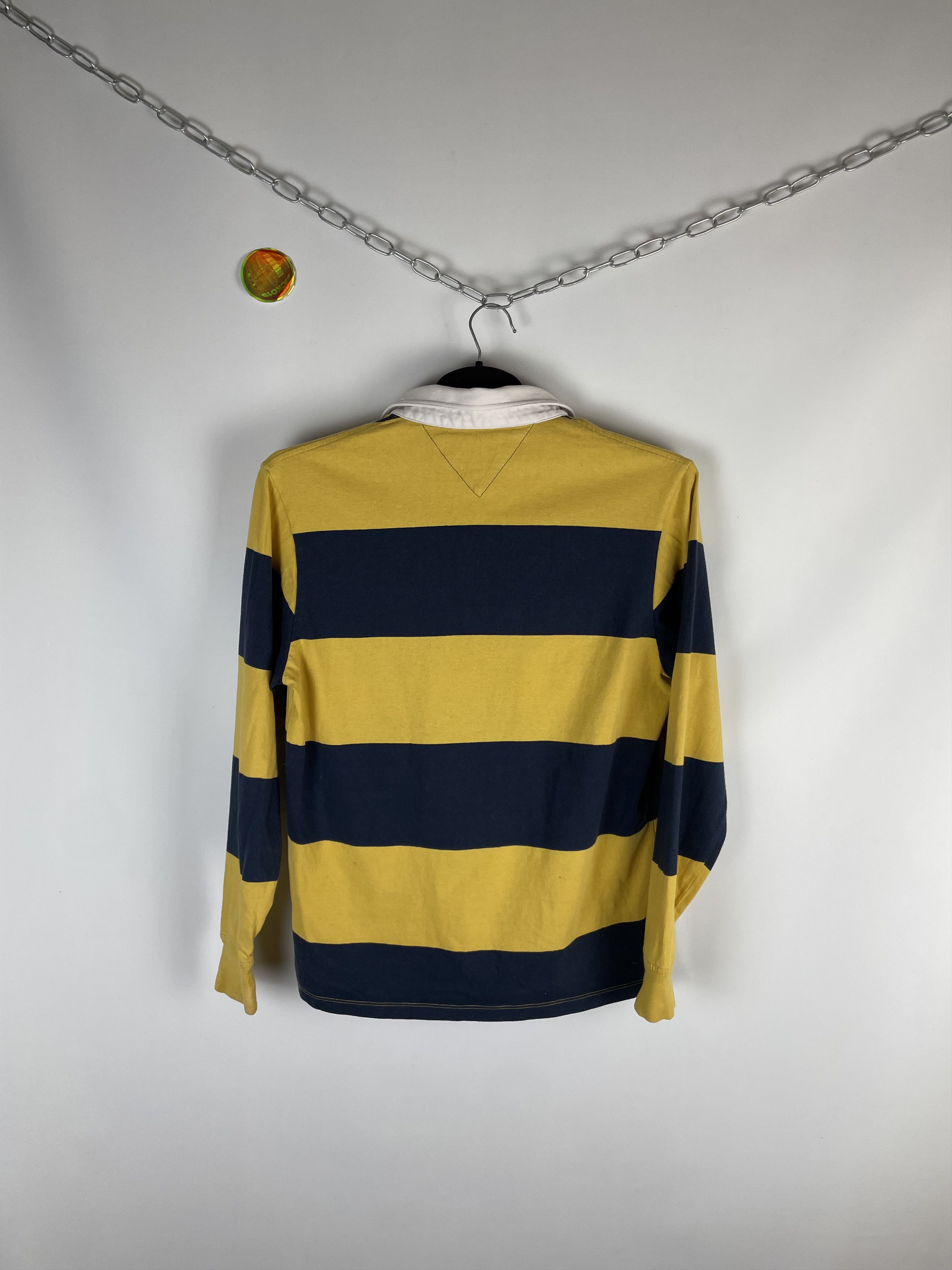 Tommy Hilfiger × Vintage Vintage Tommy Hilfiger Rugby Long Sleeve 90s Size US S / EU 44-46 / 1 - 8 Thumbnail
