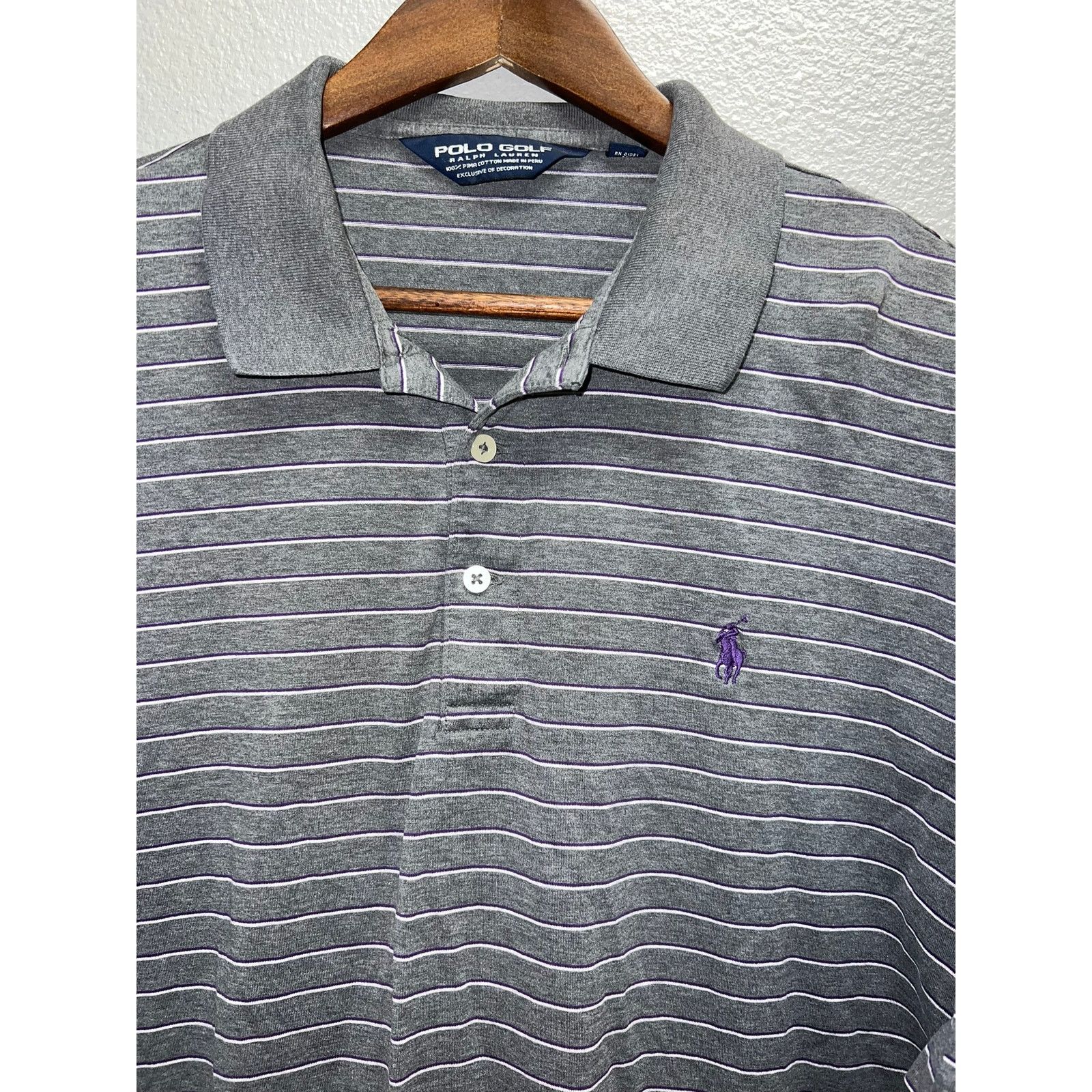 Polo Ralph Lauren Vintage Polo Golf Ralph Lauren Shirt Polo Pima Cotton Large Size US L / EU 52-54 / 3 - 2 Thumbnail