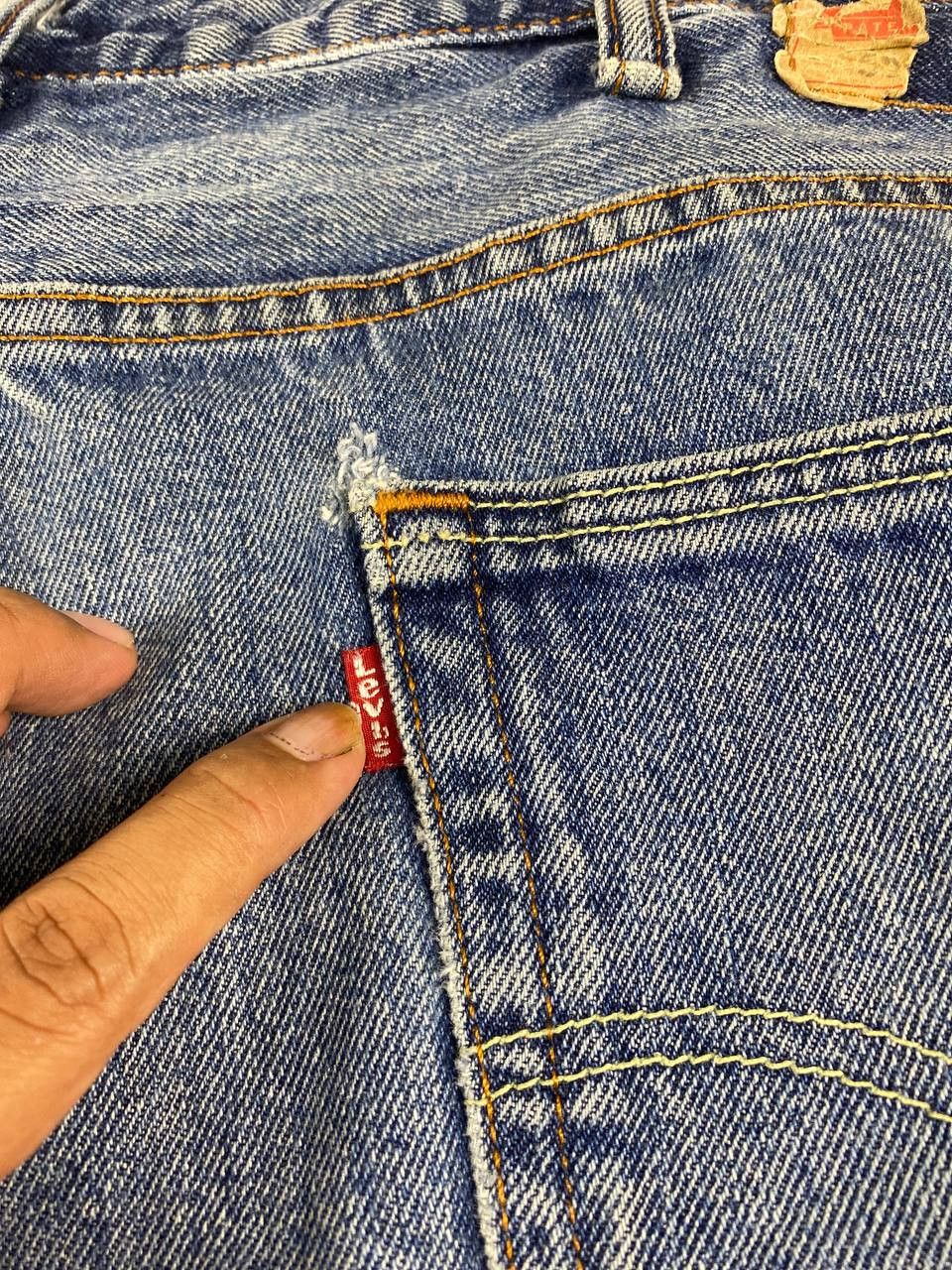 Levi's levis 550 relaxed fit baggy denim nice design Size US 43 - 5 Thumbnail