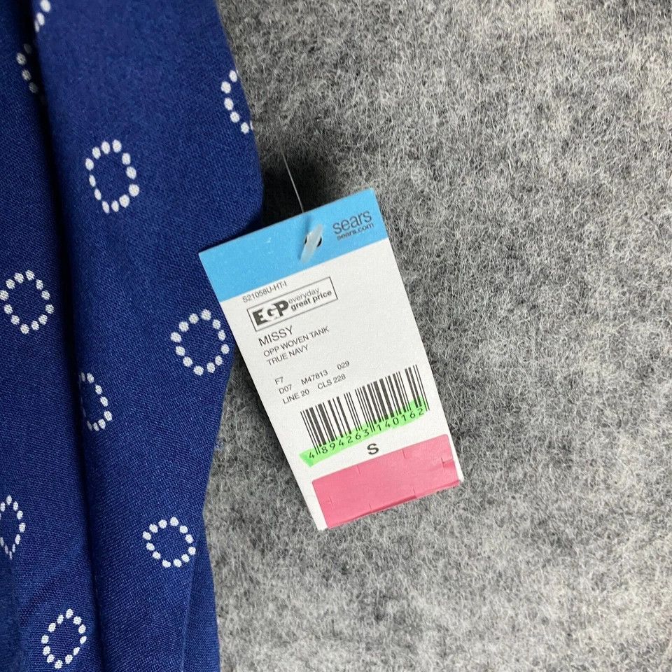 Other Simply Styled Tank Top Small Women's Blue 100% Rayon NWD S Size S / US 4 / IT 40 - 4 Thumbnail