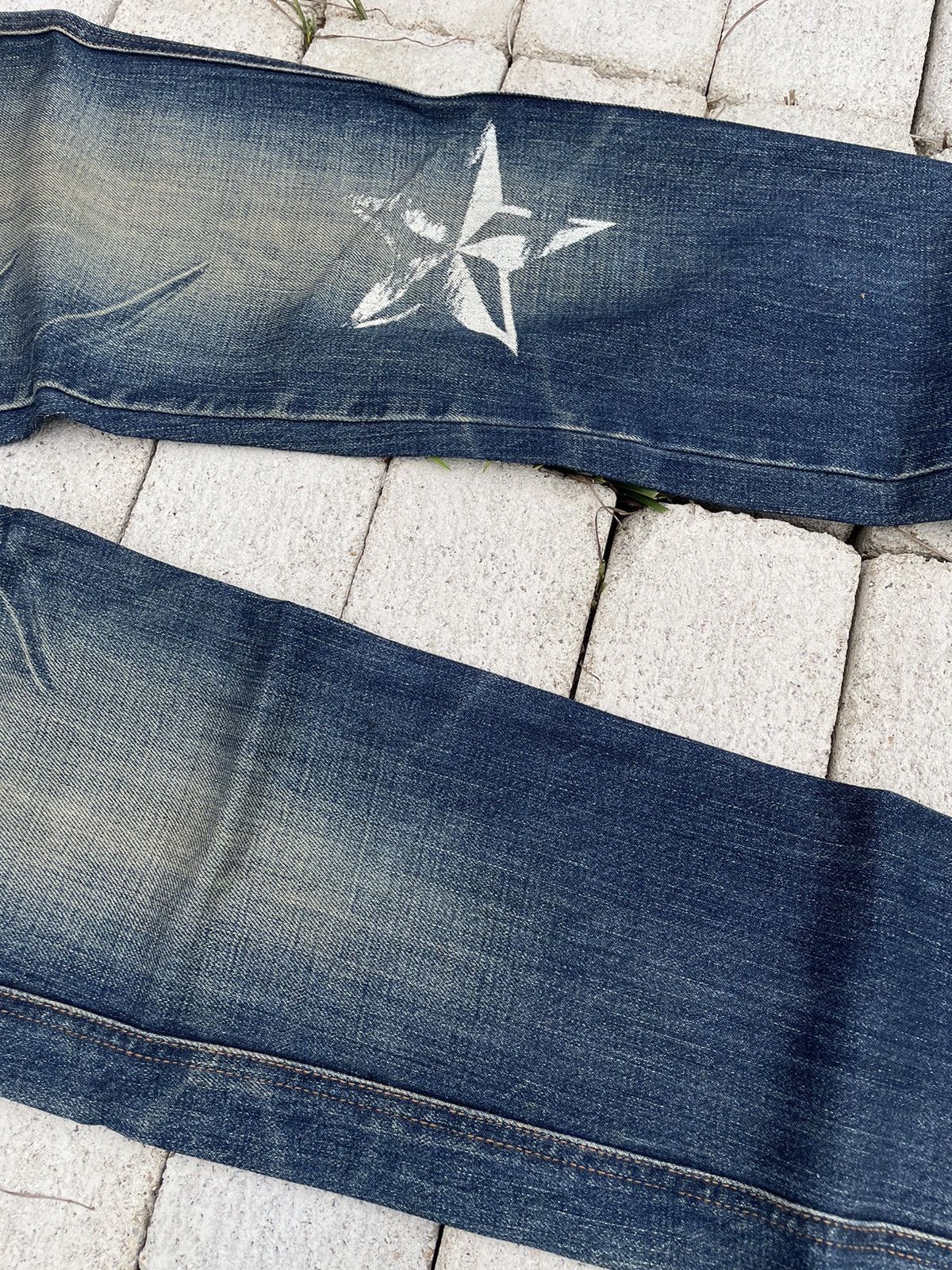 Boycott × If Six Was Nine × Japanese Brand Boycott 3 Stars Mud Wash Clawmark Distressed Denim (A23) Size US 31 - 5 Thumbnail