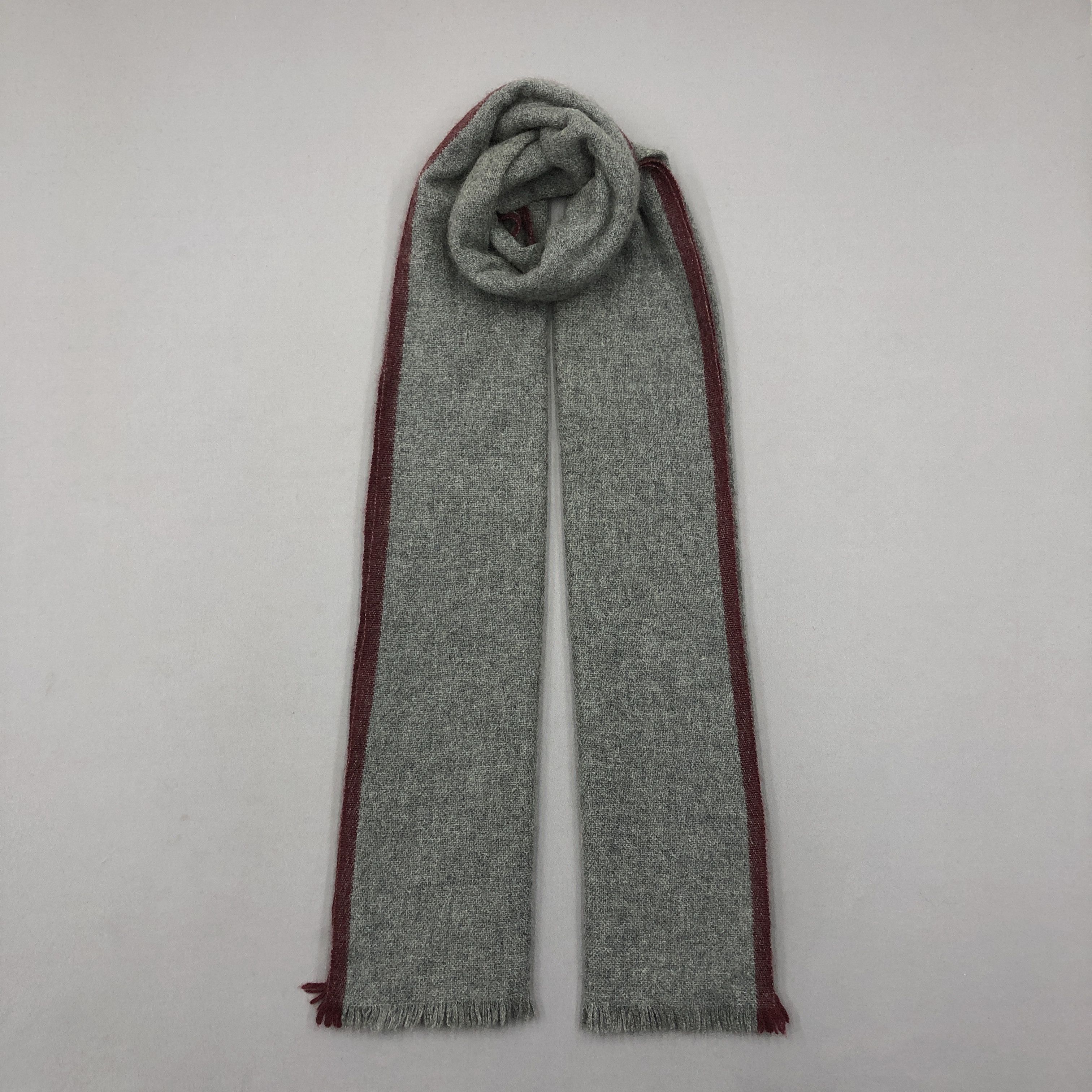 Ermenegildo Zegna Vintage Ermenegildo Zegna Scarf Wool Cashmere Scarves Size ONE SIZE - 1 Thumbnail