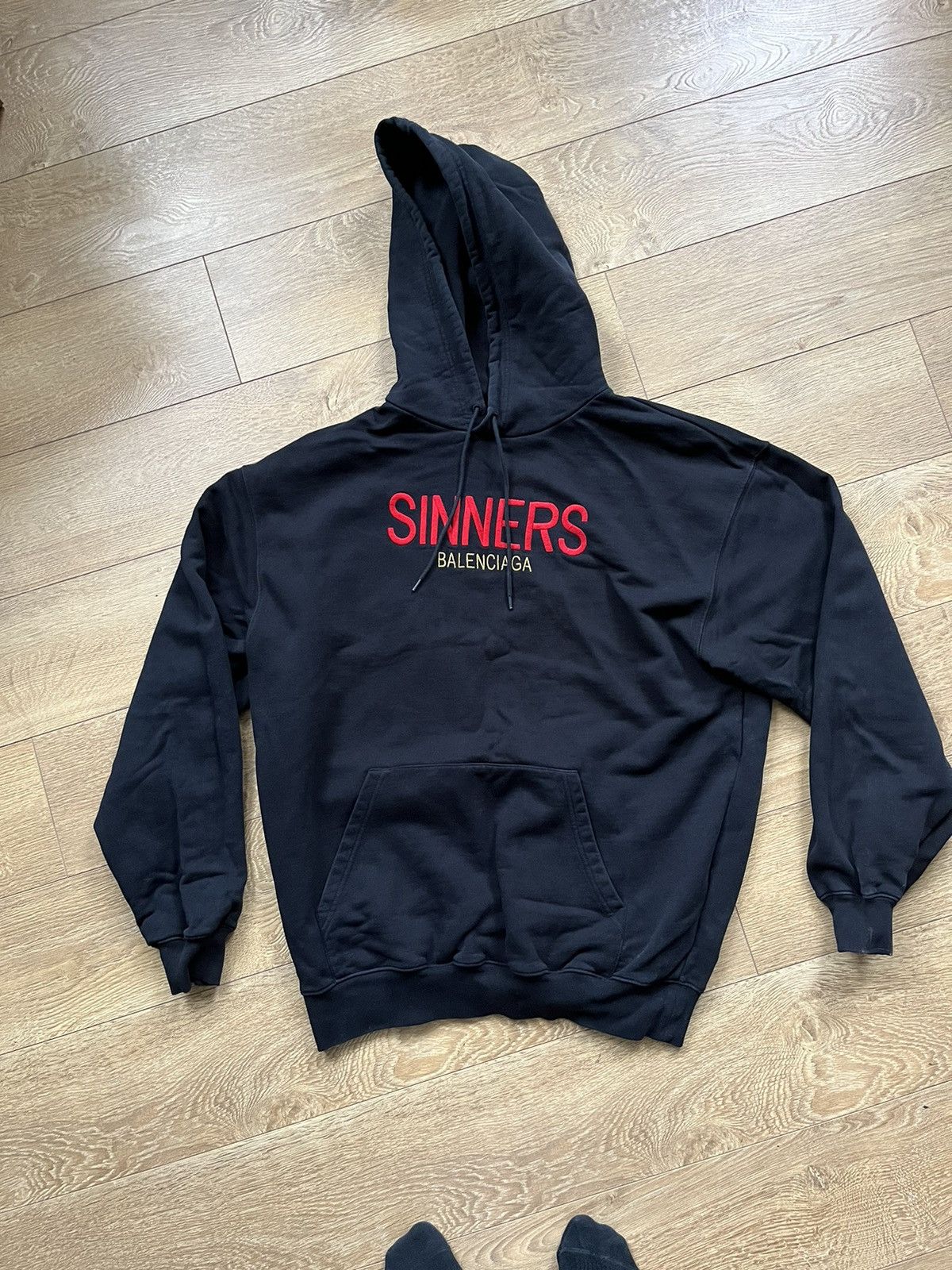 Sinners balenciaga hoodie outlet replica