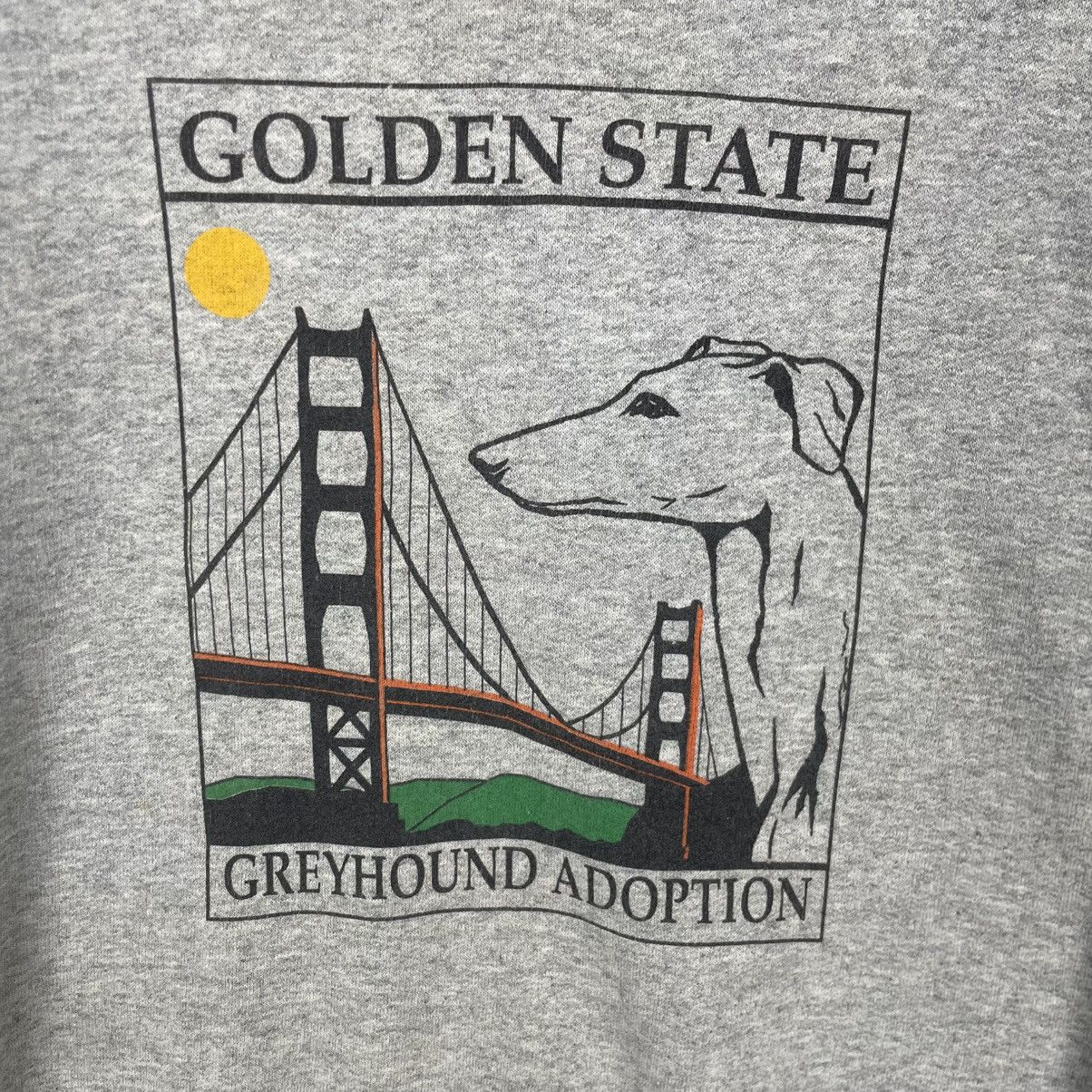 Designer × Vintage Vintage Hoodie/sweater golden state- gray Size US XL / EU 56 / 4 - 8 Thumbnail