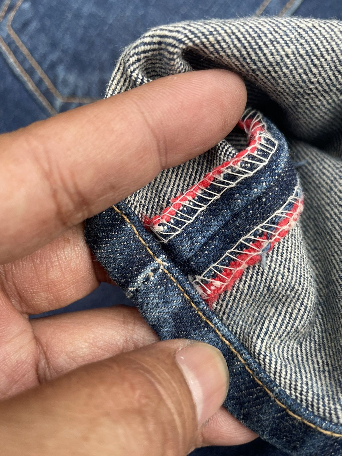 Japanese Brand × Vintage Vintage Unknown Selvedge Rework Denim Size 27" / US 4 / IT 40 - 13 Thumbnail