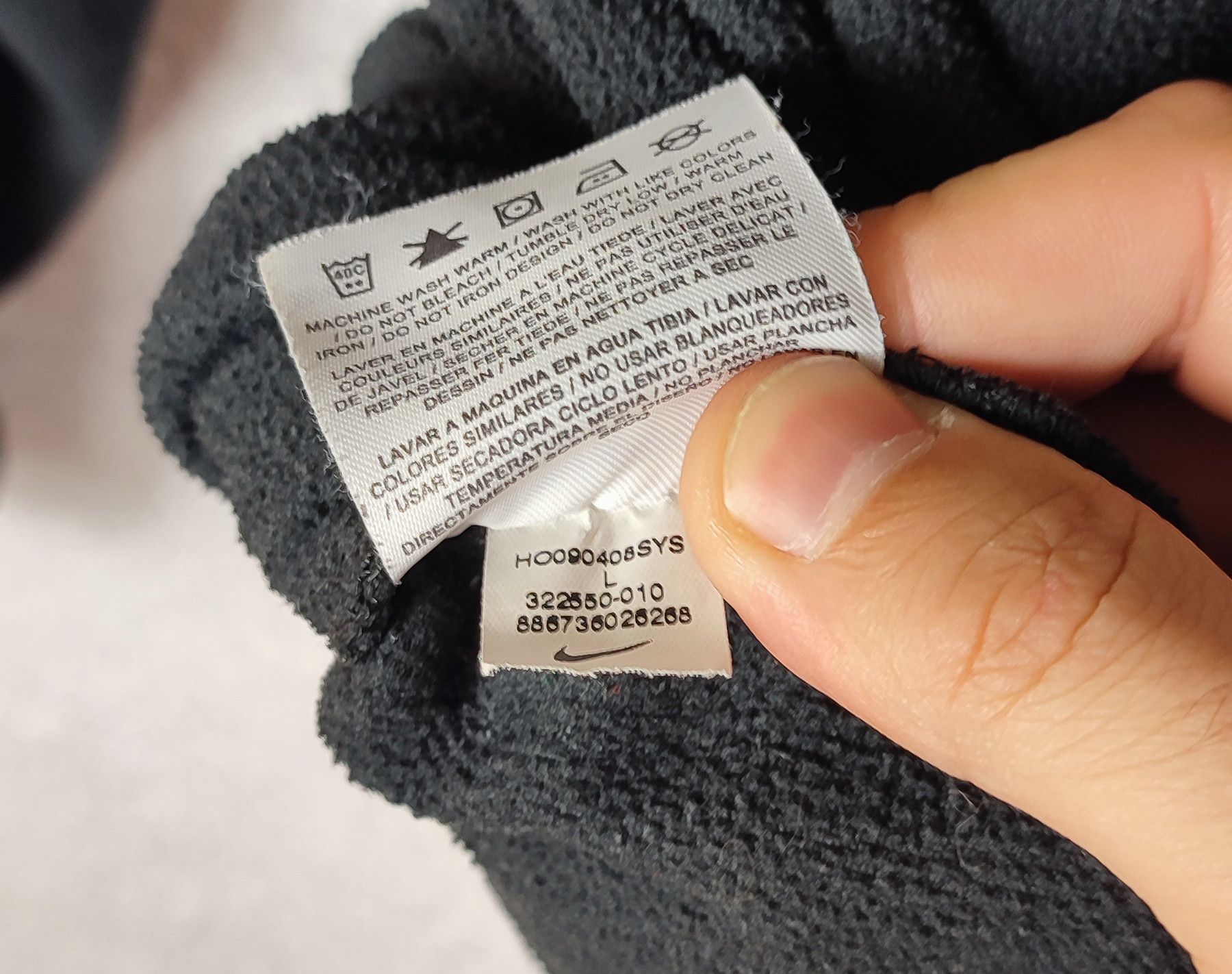 Nike 🔥 Nike Fleece Zip Jacket Vintage Black y2k Therma Fit Size US L / EU 52-54 / 3 - 9 Thumbnail