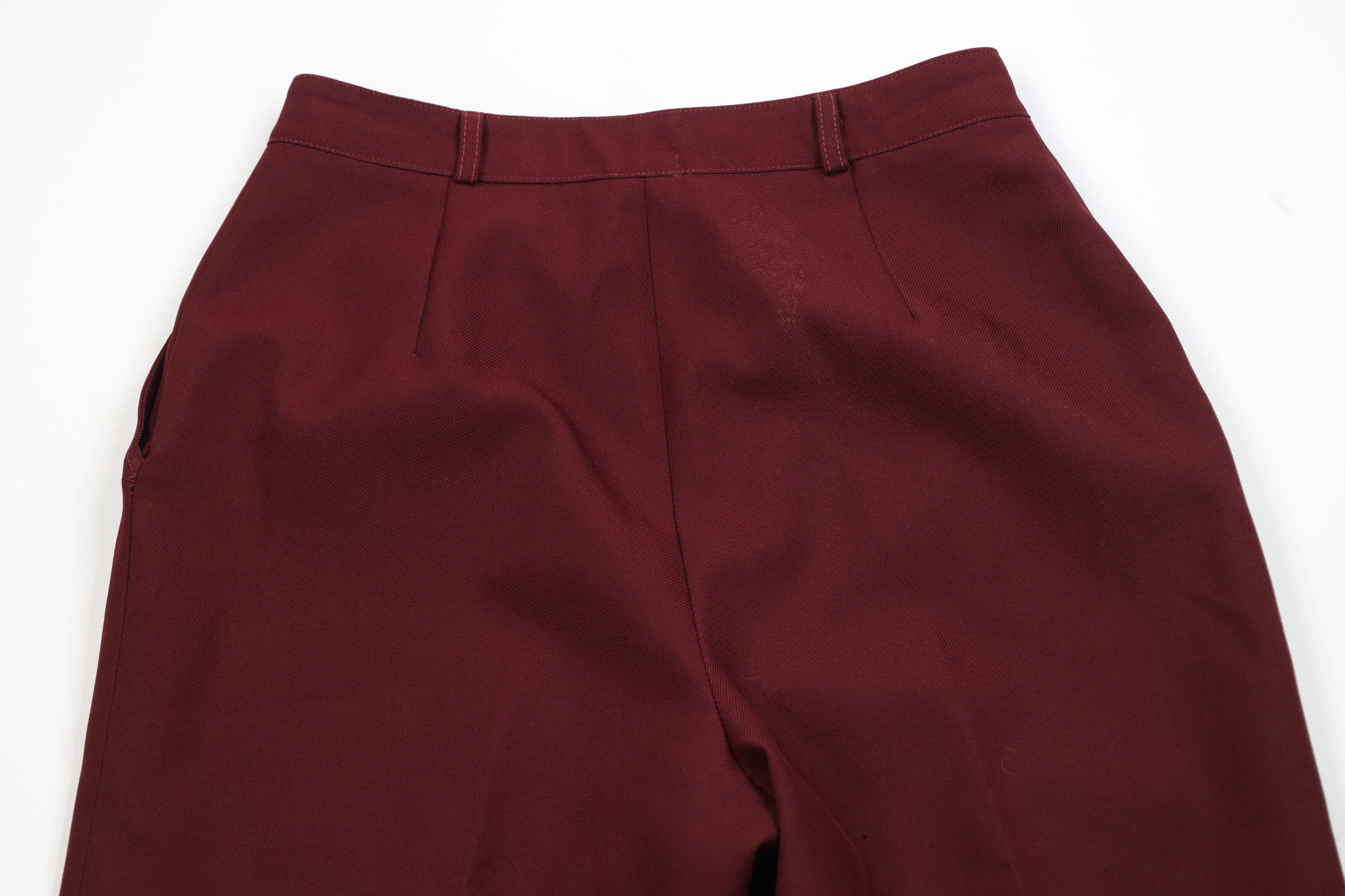 Vintage Vintage 70s Streetwear Knit Bell Bottoms Chino Pants Red USA Size 27" / US 4 / IT 40 - 9 Thumbnail