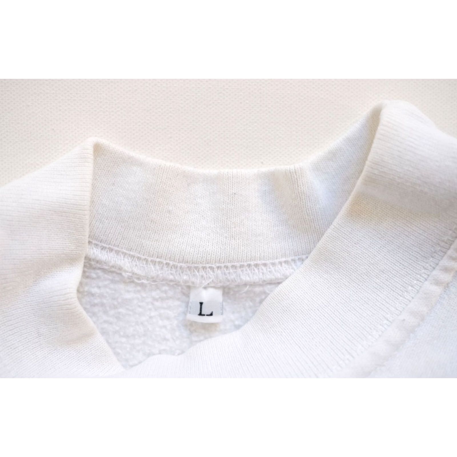 Guess VINTAGE GUESS? WHITE CREW SWEATSHIRT 80s 90s Y2K RETRO GRAPHIC 1988 SZ L MEN Size US L / EU 52-54 / 3 - 7 Thumbnail