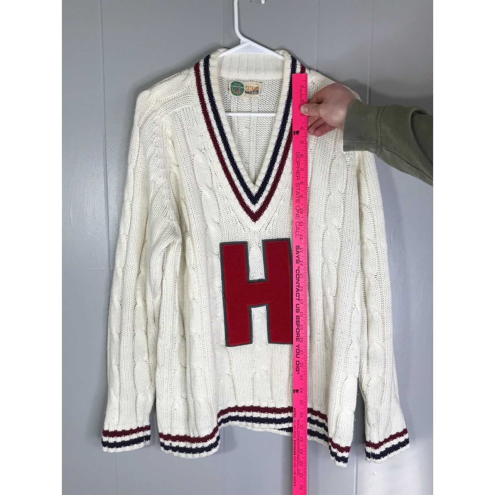 Catalina × Vintage Vintage Catalina Martin Men's Wool Sweater Sz XL US Davis Cu Size US XL / EU 56 / 4 - 6 Thumbnail