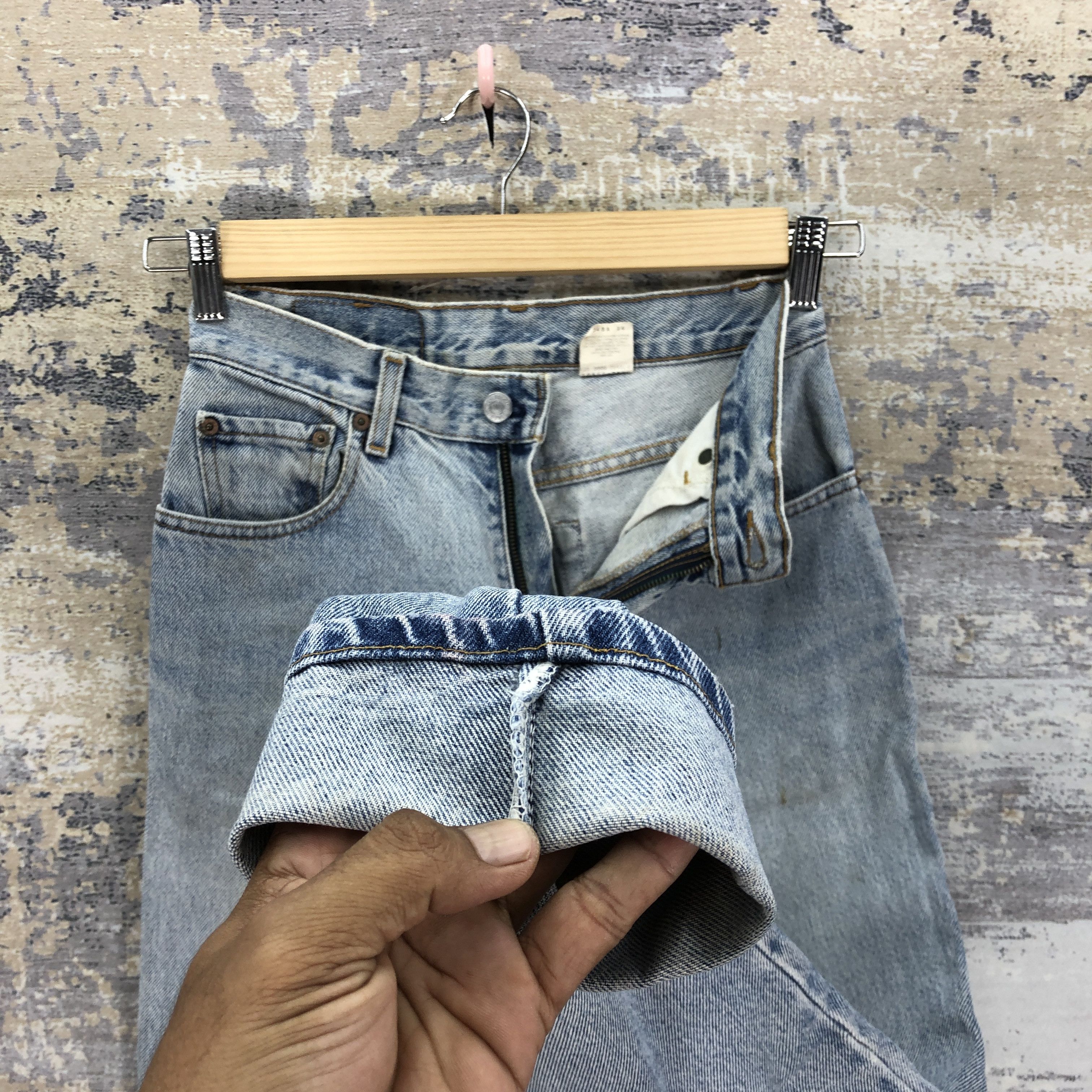 Levi's Vintage 90s Levis 550 Jeans Levi's Distressed Denim Size 24" / US 00 / IT 34 - 8 Thumbnail