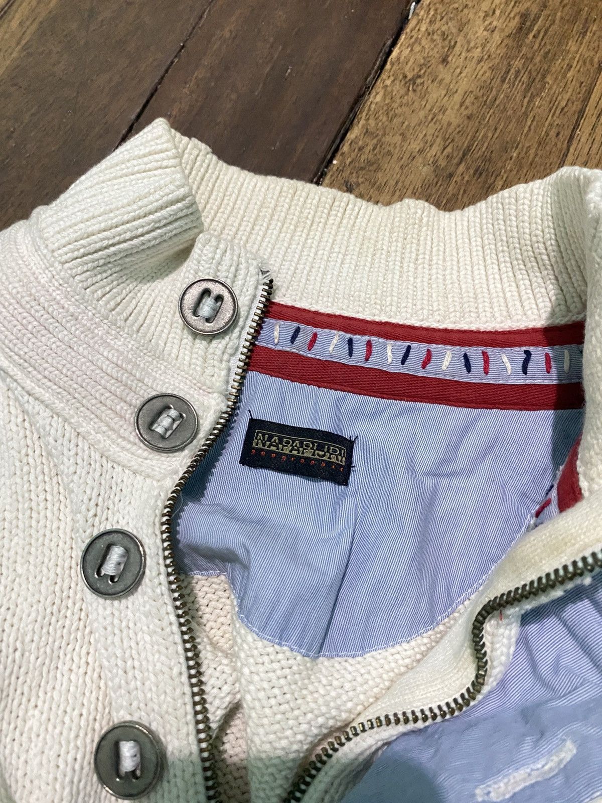 Napapijri Napapijri Cable knit Jacket Size US M / EU 48-50 / 2 - 5 Thumbnail
