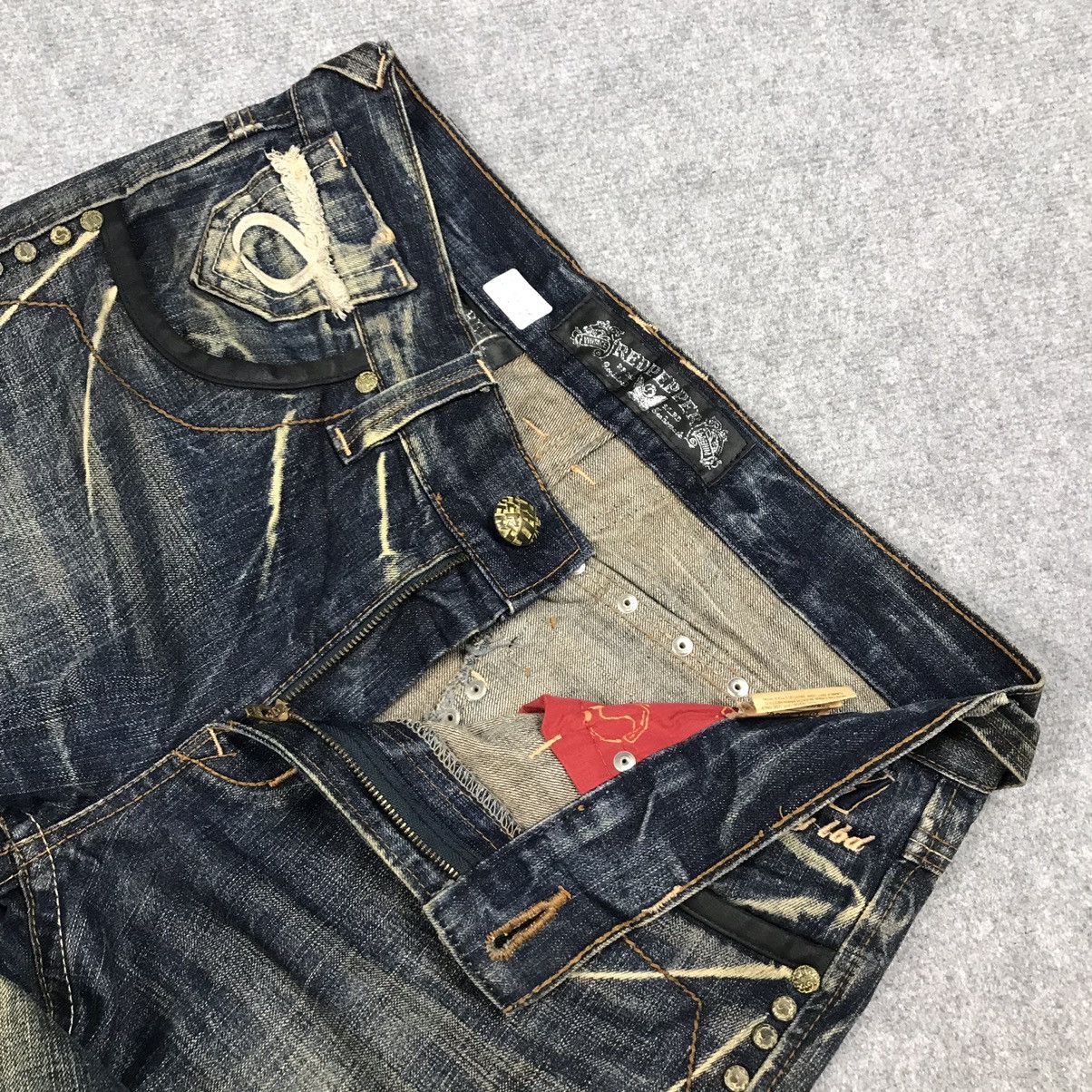 Hysteric Glamour × Japanese Brand × Vintage FALRE DENIM RED PERPER DENIM RUSTY BOOT CUT PANTS Size US 32 / EU 48 - 10 Thumbnail