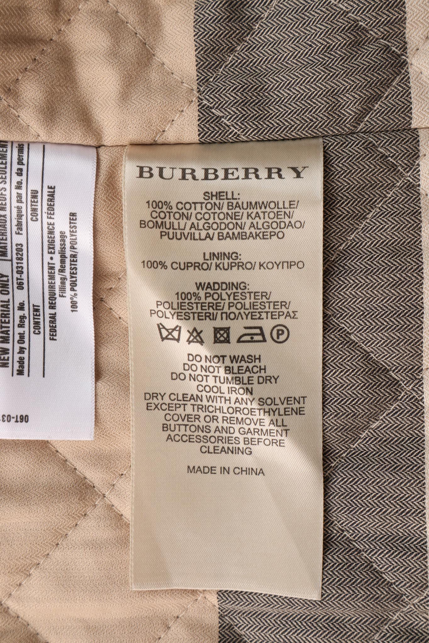 Burberry Burberry Brit Classic Double Breasted Belted Coat / Jacket Size L / US 10 / IT 46 - 6 Thumbnail