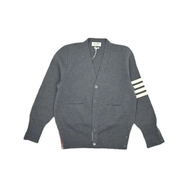 Thom Browne Thom Browne Gray Classic Long Sleeve Sweater -2507 Size US M / EU 48-50 / 2 - 1 Thumbnail