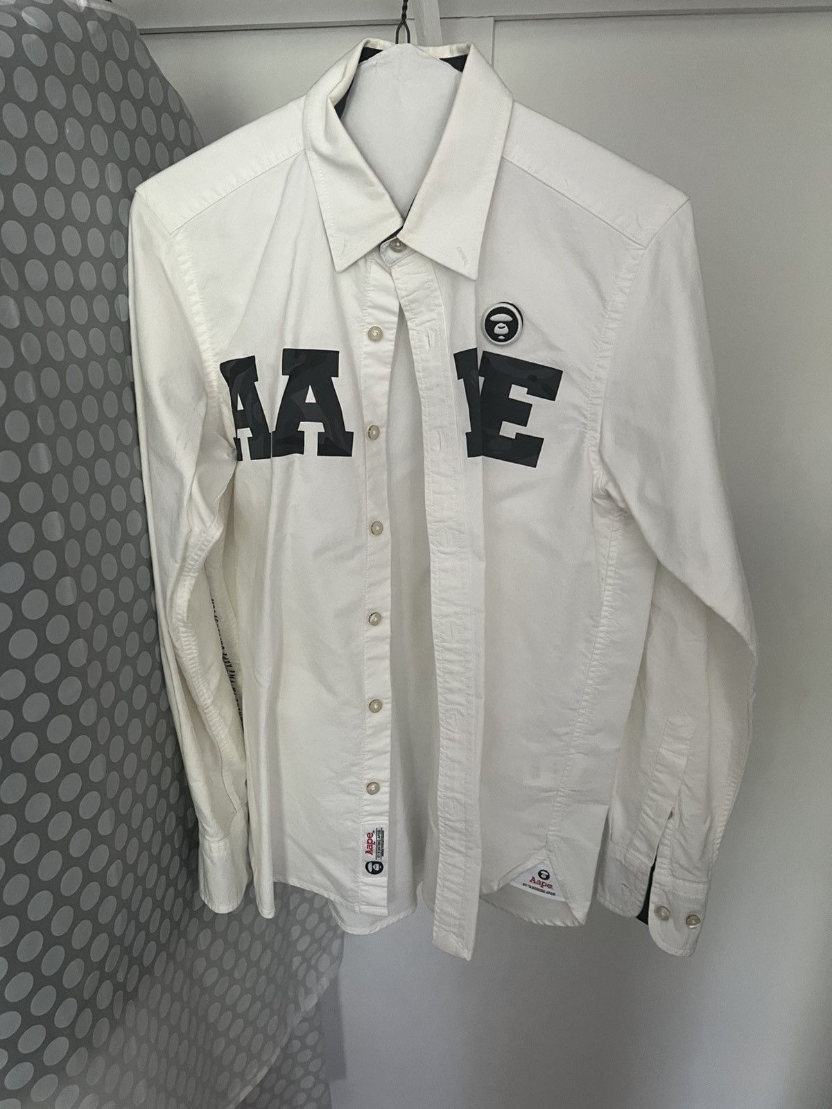 Aape Aape by bathing ape camo letter dress shirt Size US S / EU 44-46 / 1 - 2 Thumbnail