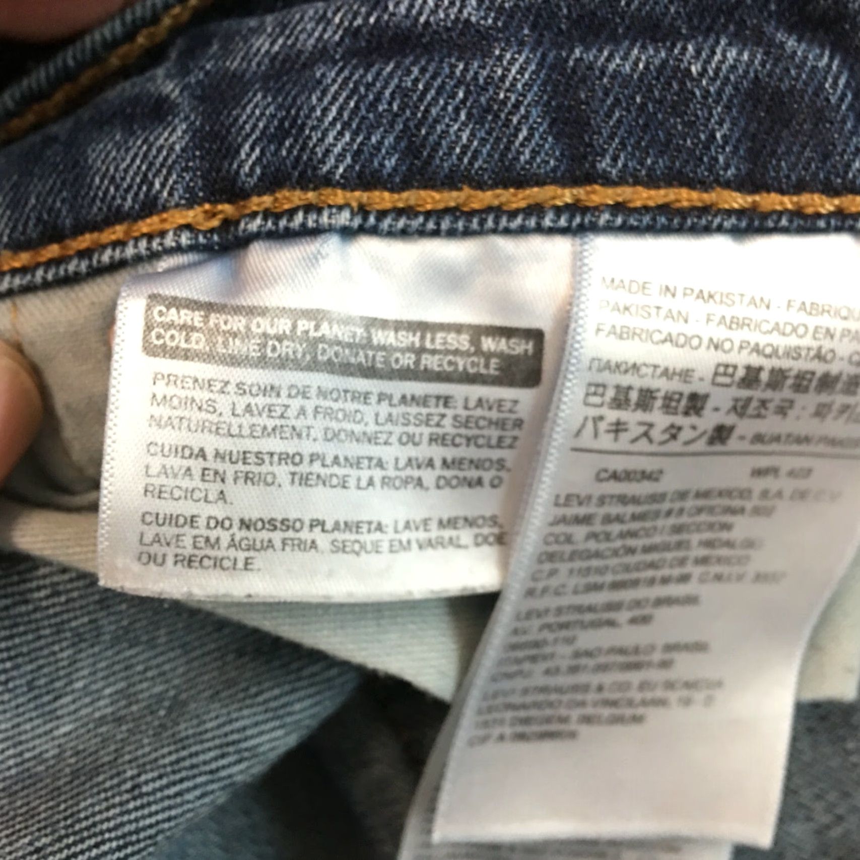 Levi's Levi's 541 Men's Jeans Regular Fit Straight Leg Blue Denim Size 42 x 32 Size US 42 / EU 58 - 7 Thumbnail